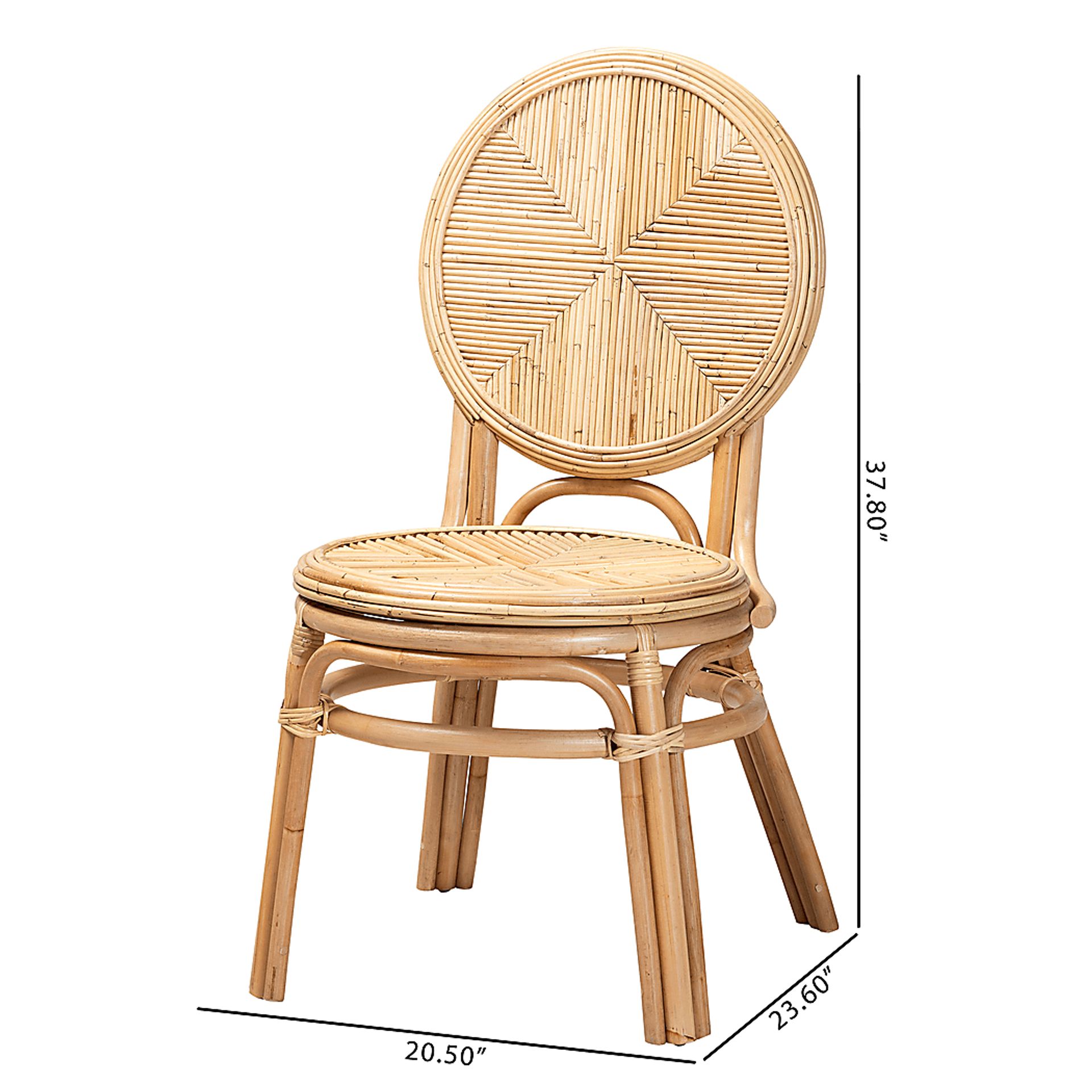 Paulornette Natural Side Chair - Image 10