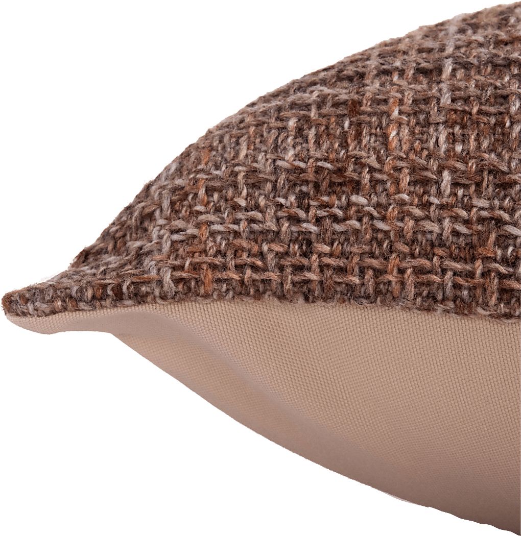 Paulur Cinnamon Indoor/Outdoor Accent Pillow - Thumbnail 3
