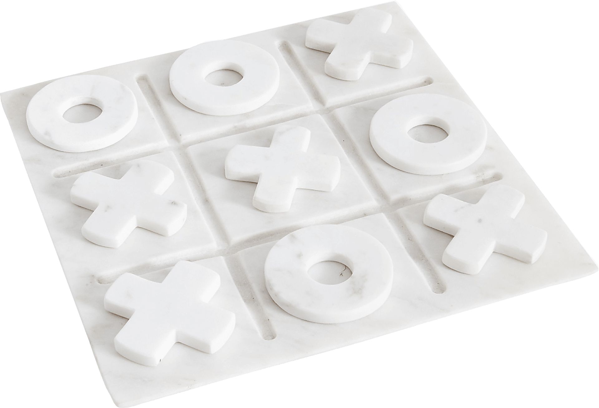 Paulwood White Tic Tac Toe Set - Image 1