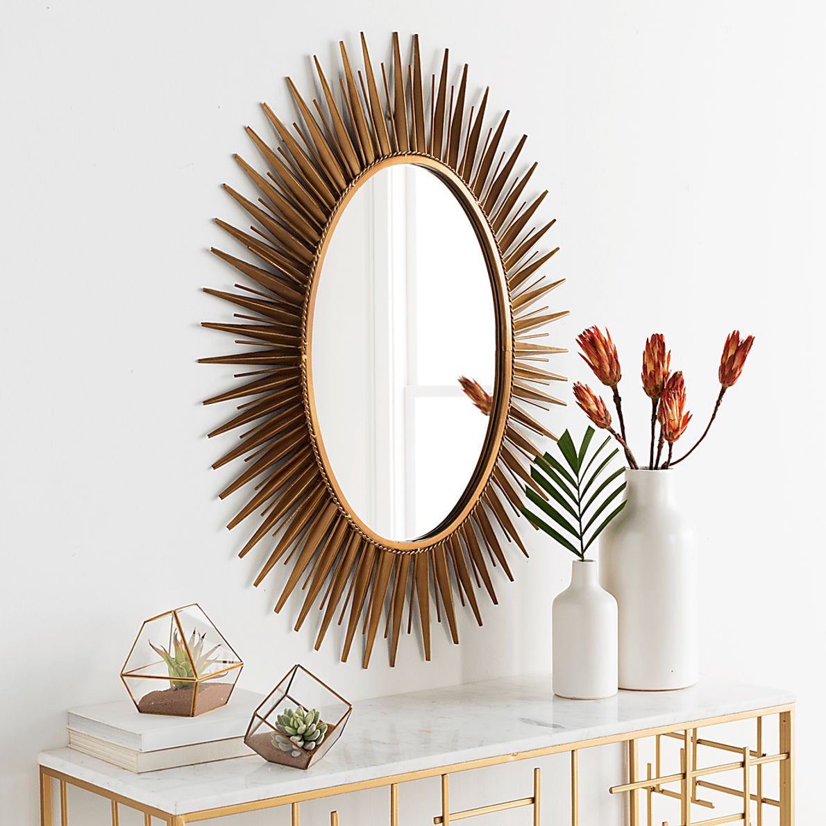 Paulyn Gold Mirror