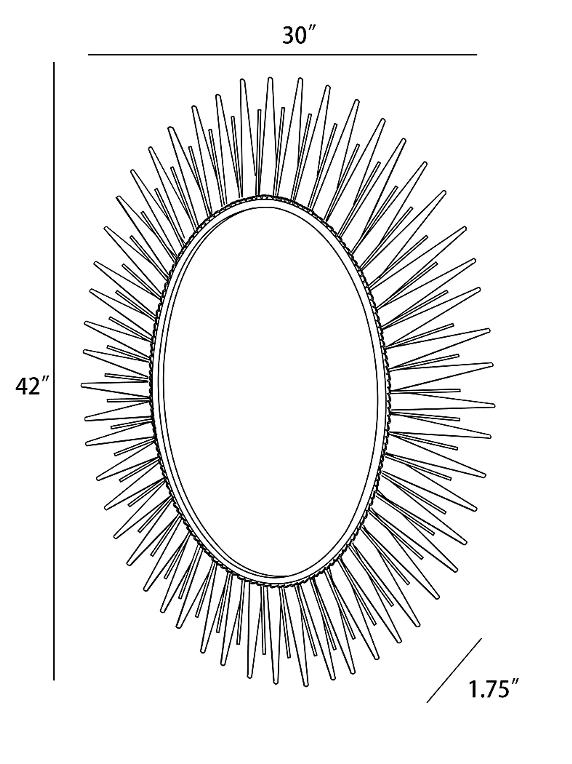 Paulyn Gold Mirror - Image 8