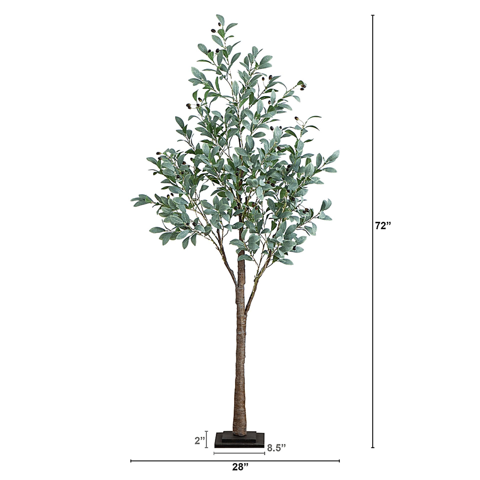 Pavlick III Green Silk Tree with Lights - Image 6