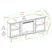 Pavona Gray 54 in. Console, With Electric Fireplace