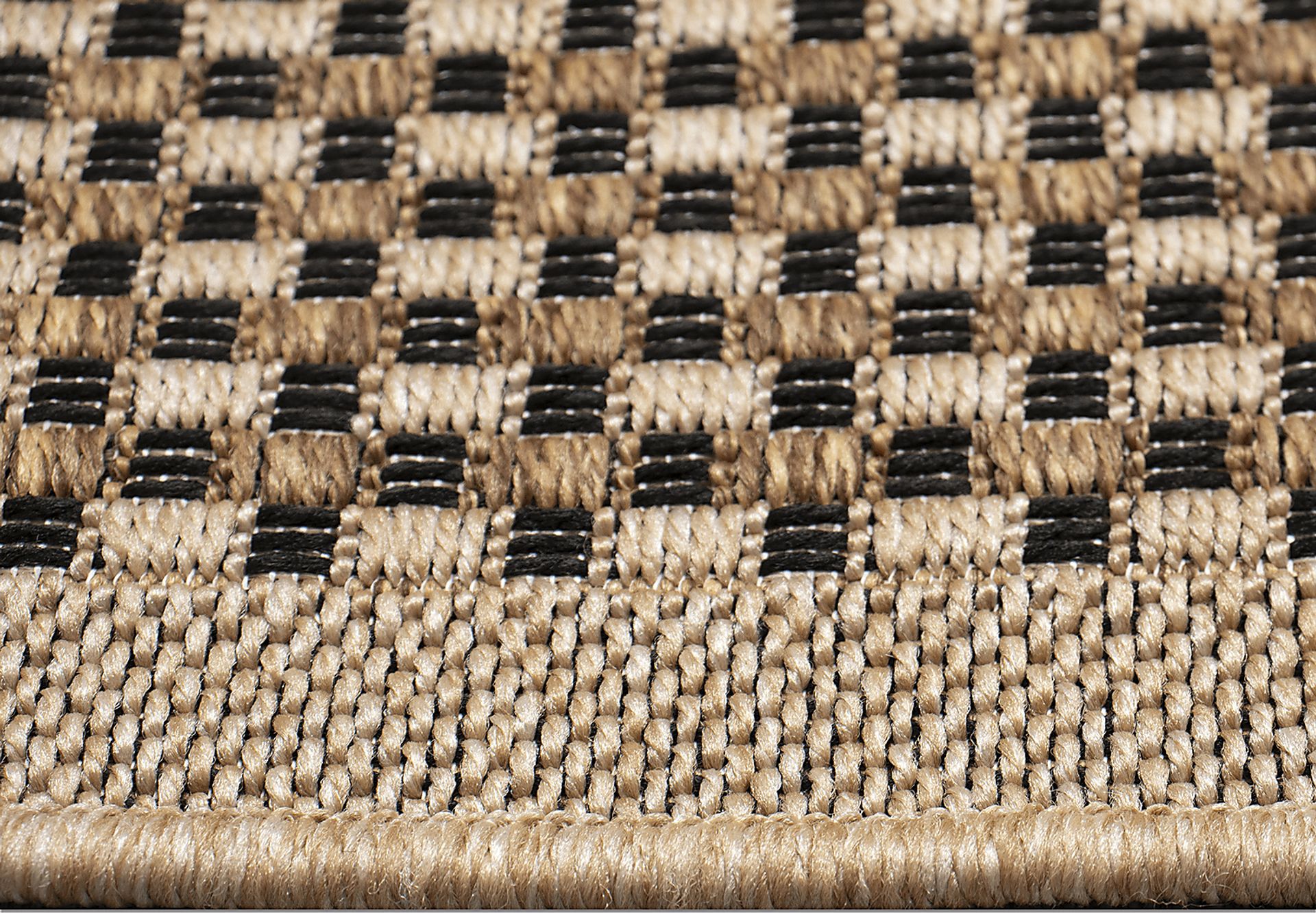 Pawley Black 7'10 x 9'10 Indoor/Outdoor Rug - Image 4