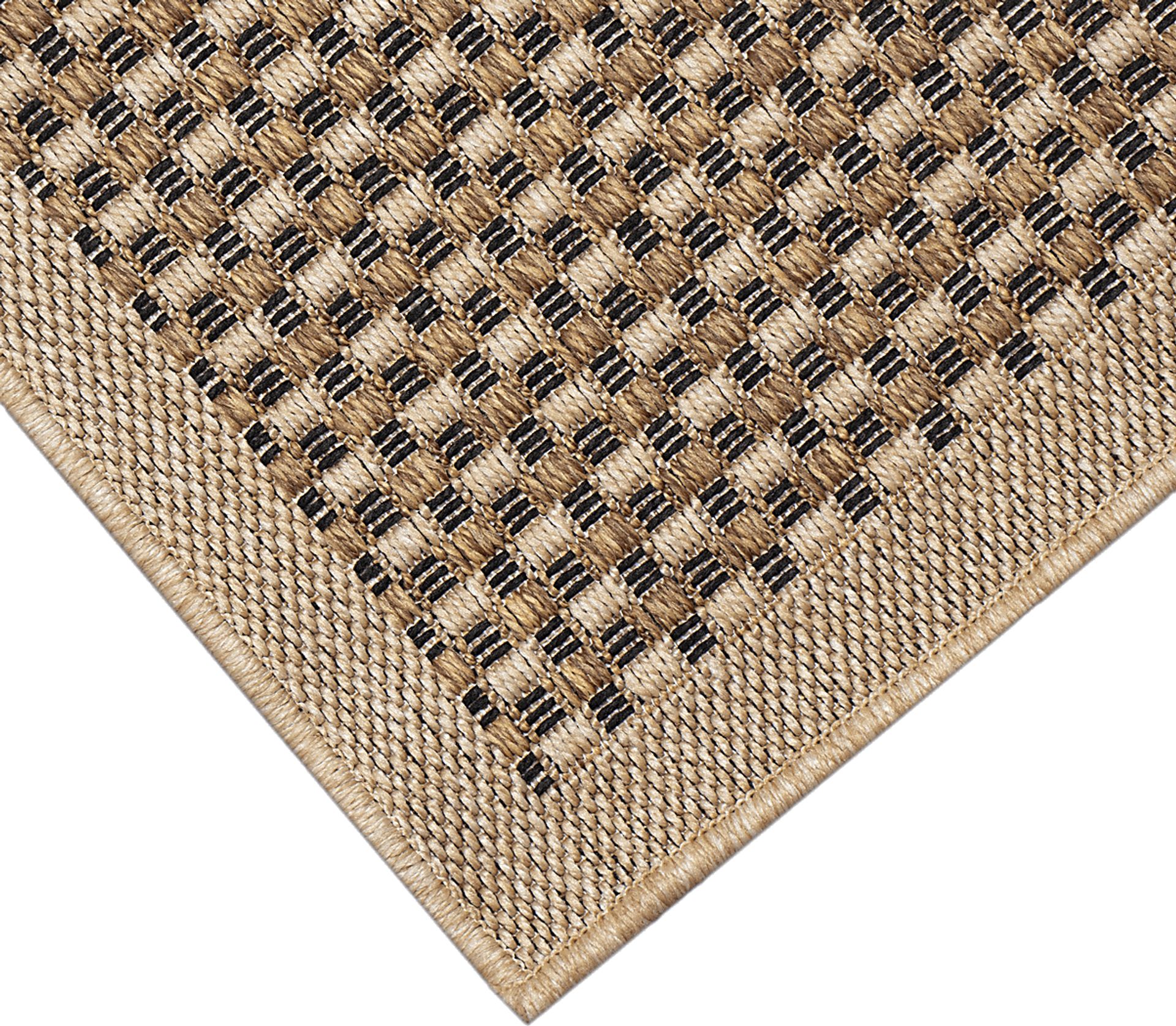 Pawley Black 7'10 x 9'10 Indoor/Outdoor Rug - Image 6