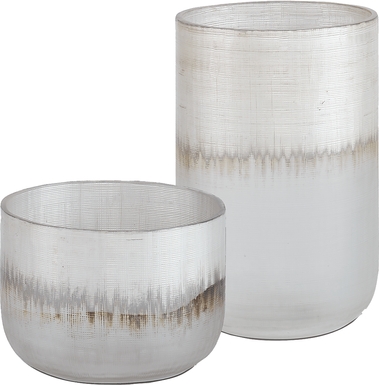 Paxyi Silver Vase, Set of 2