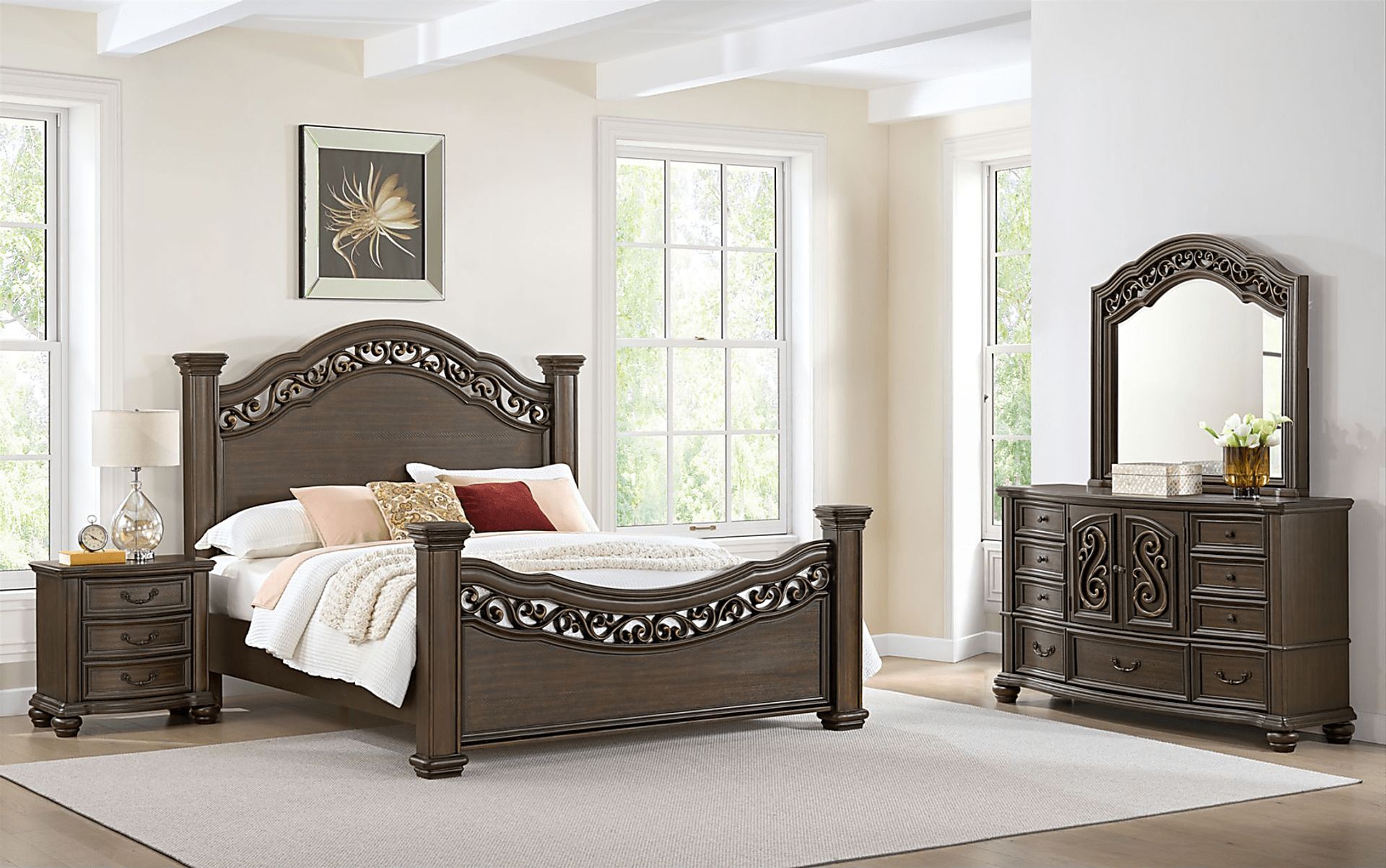 Payl Brown Nightstand - Image 2