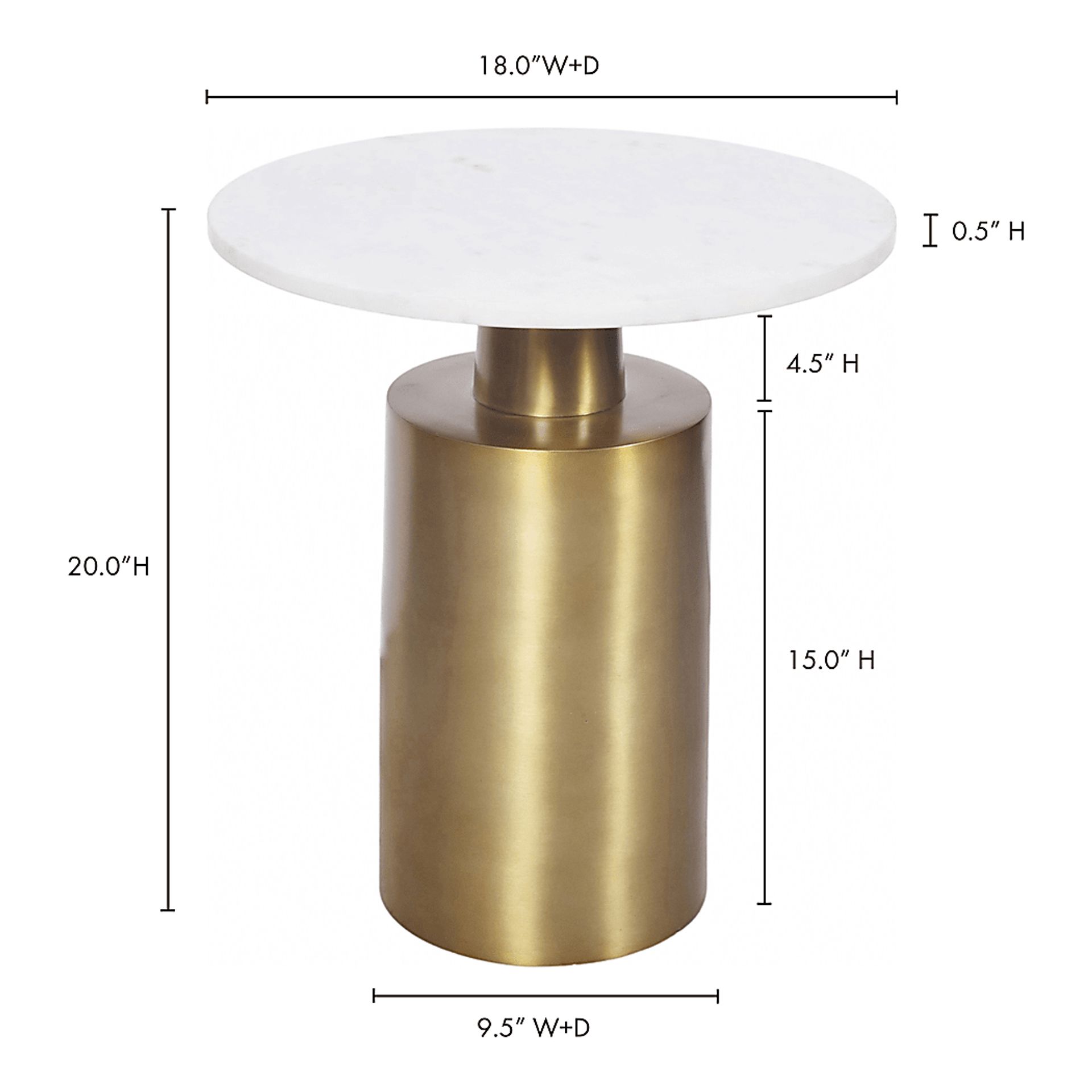 Payl Yellow Accent Table - Image 2