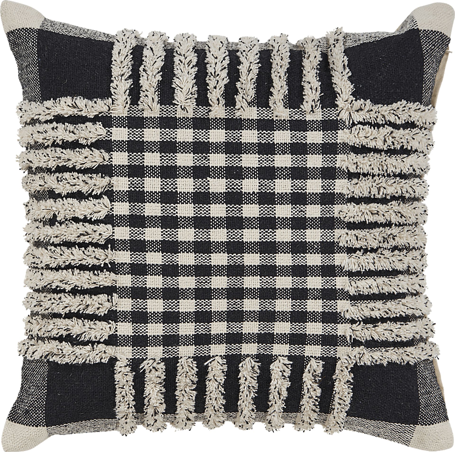 Paylina Black Throw Pillow - Image 1