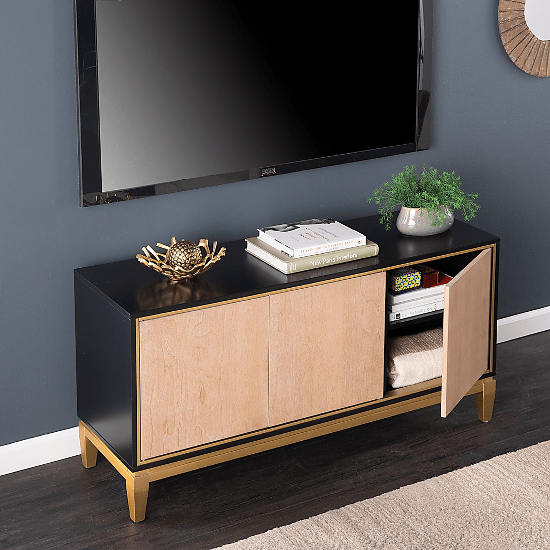 Paynter Black 50 in. Console - Image 2
