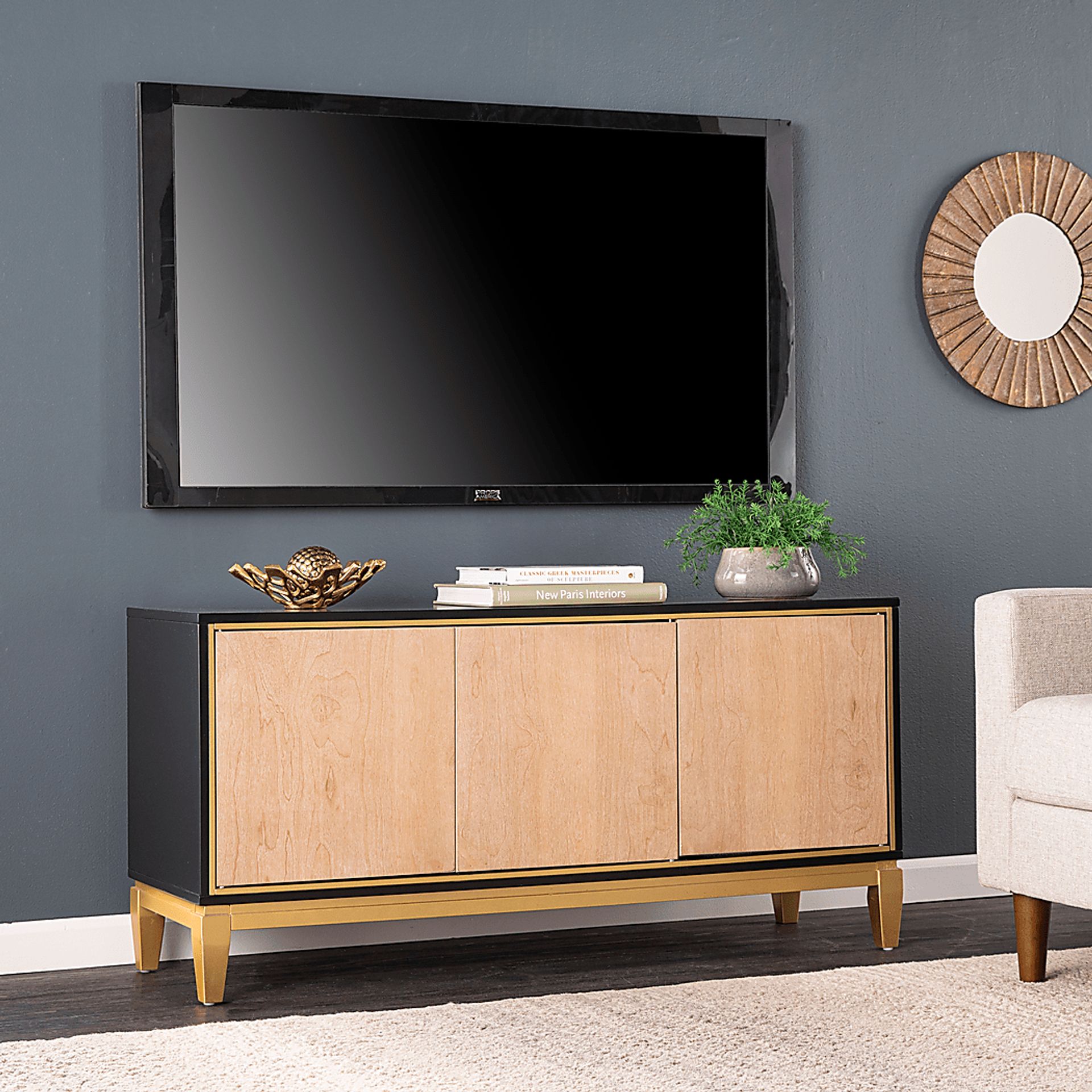 Paynter Black 50 in. Console - Image 3