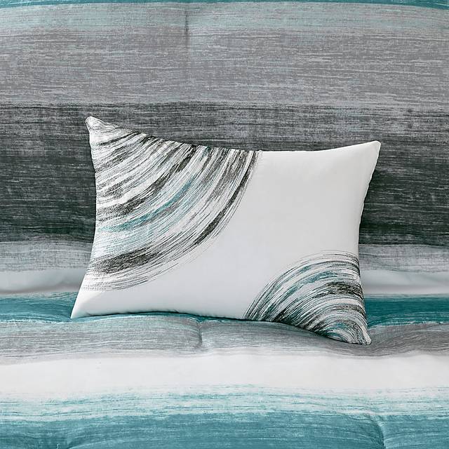 Paysee Blue 9 Pc California King Comforter Set - Thumbnail - Image 7