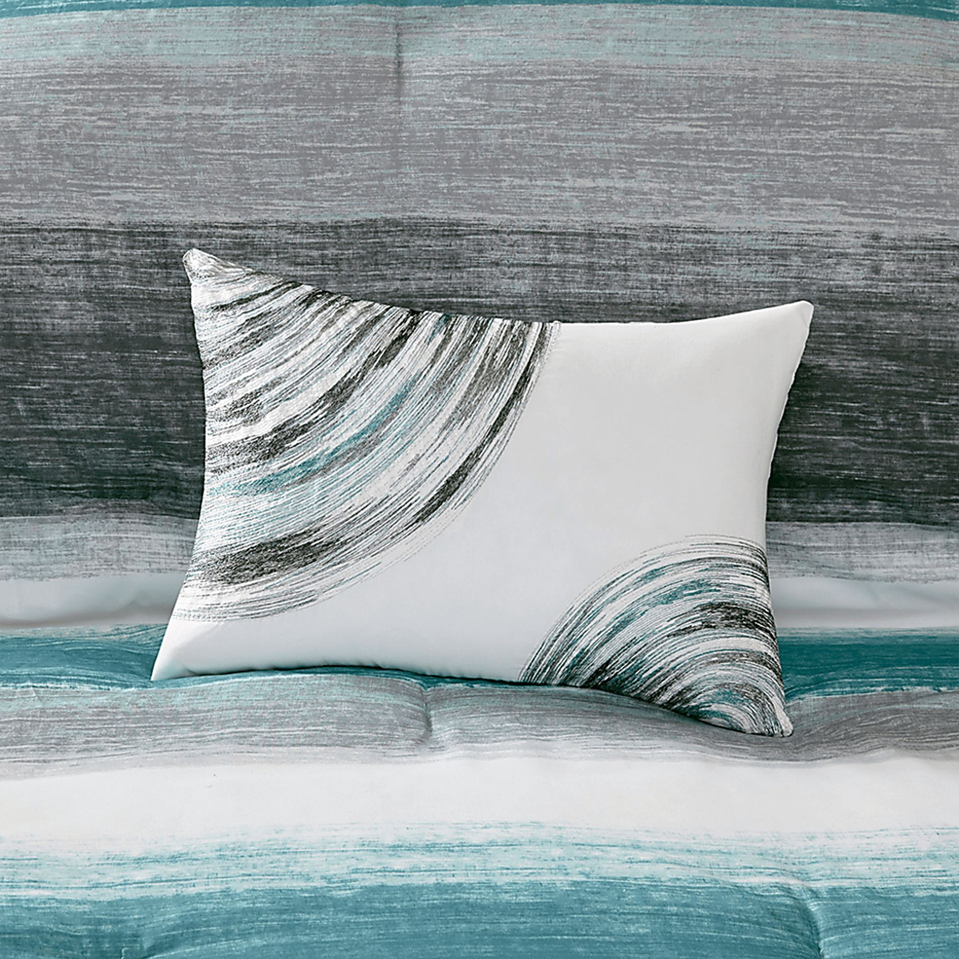 Paysee Blue 9 Pc Full Comforter Set - Image 7