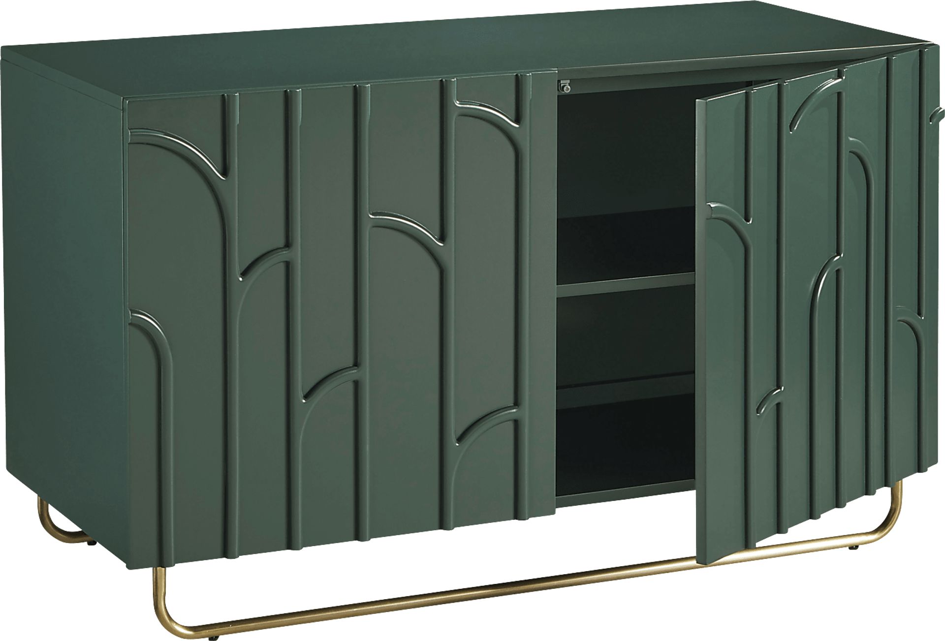 Peachcloud Green Accent Cabinet - Image 6