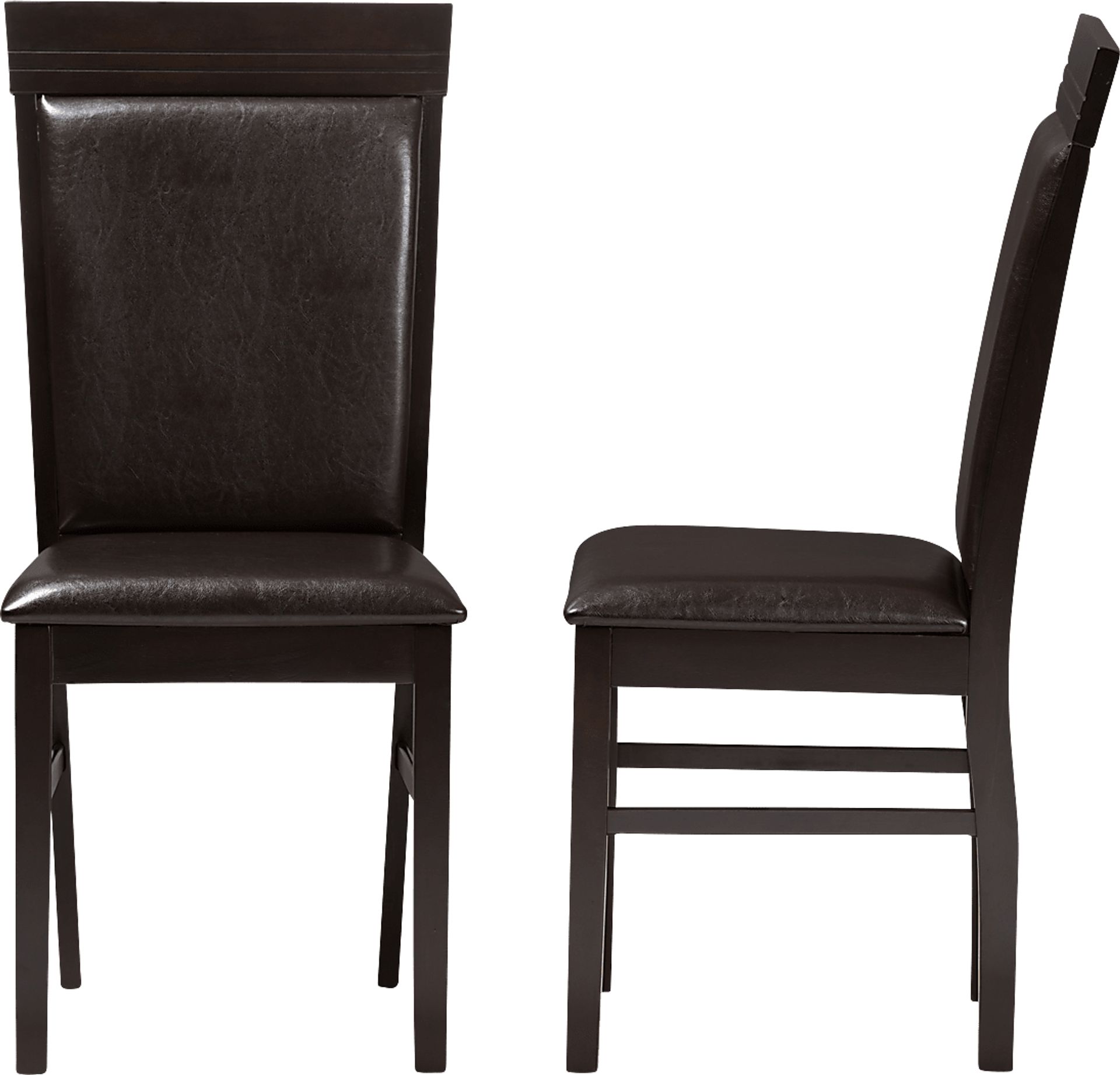 Peachcon Dark Brown Dining Chair, Set of 2 - Image 4