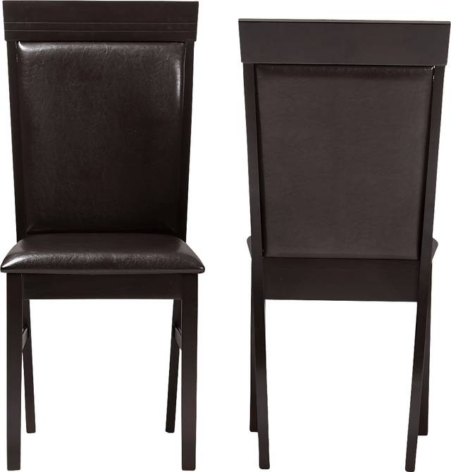 Peachcon Dark Brown Dining Chair, Set of 2 - Thumbnail - Image 5
