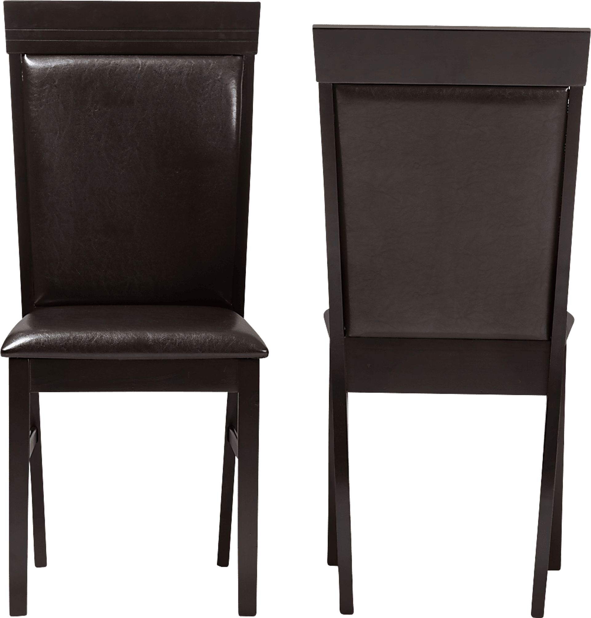 Peachcon Dark Brown Dining Chair, Set of 2 - Image 5
