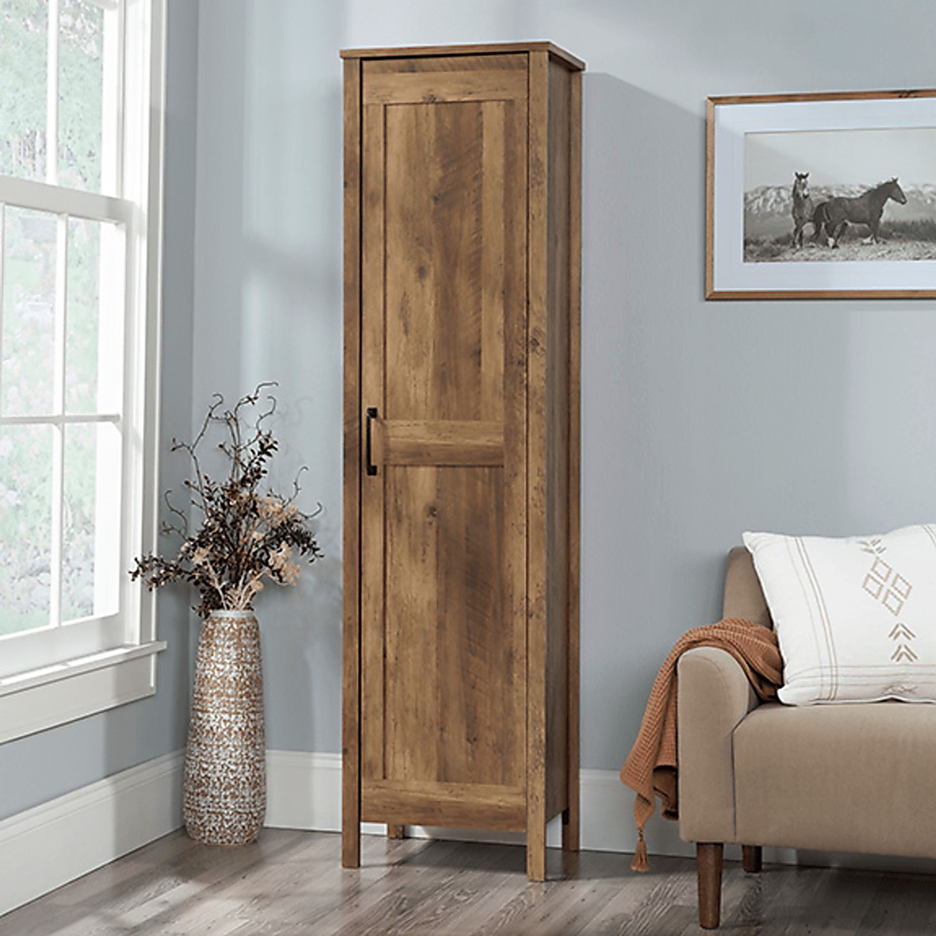 Peachshack Brown Storage Cabinet - Image 2