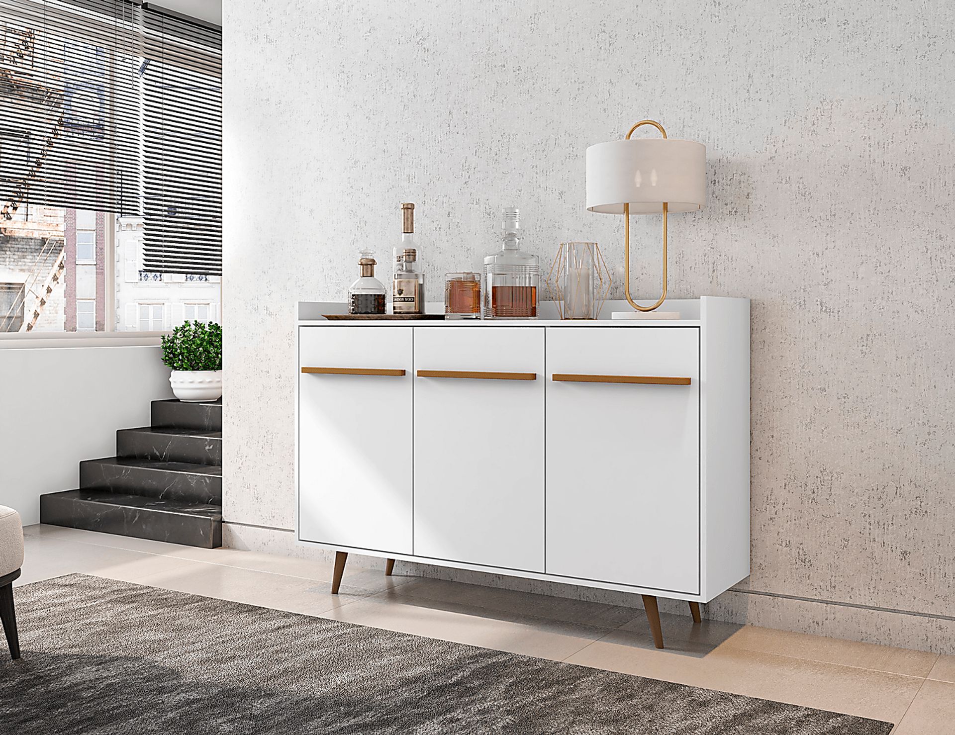 Peachtube White Sideboard - Image 4