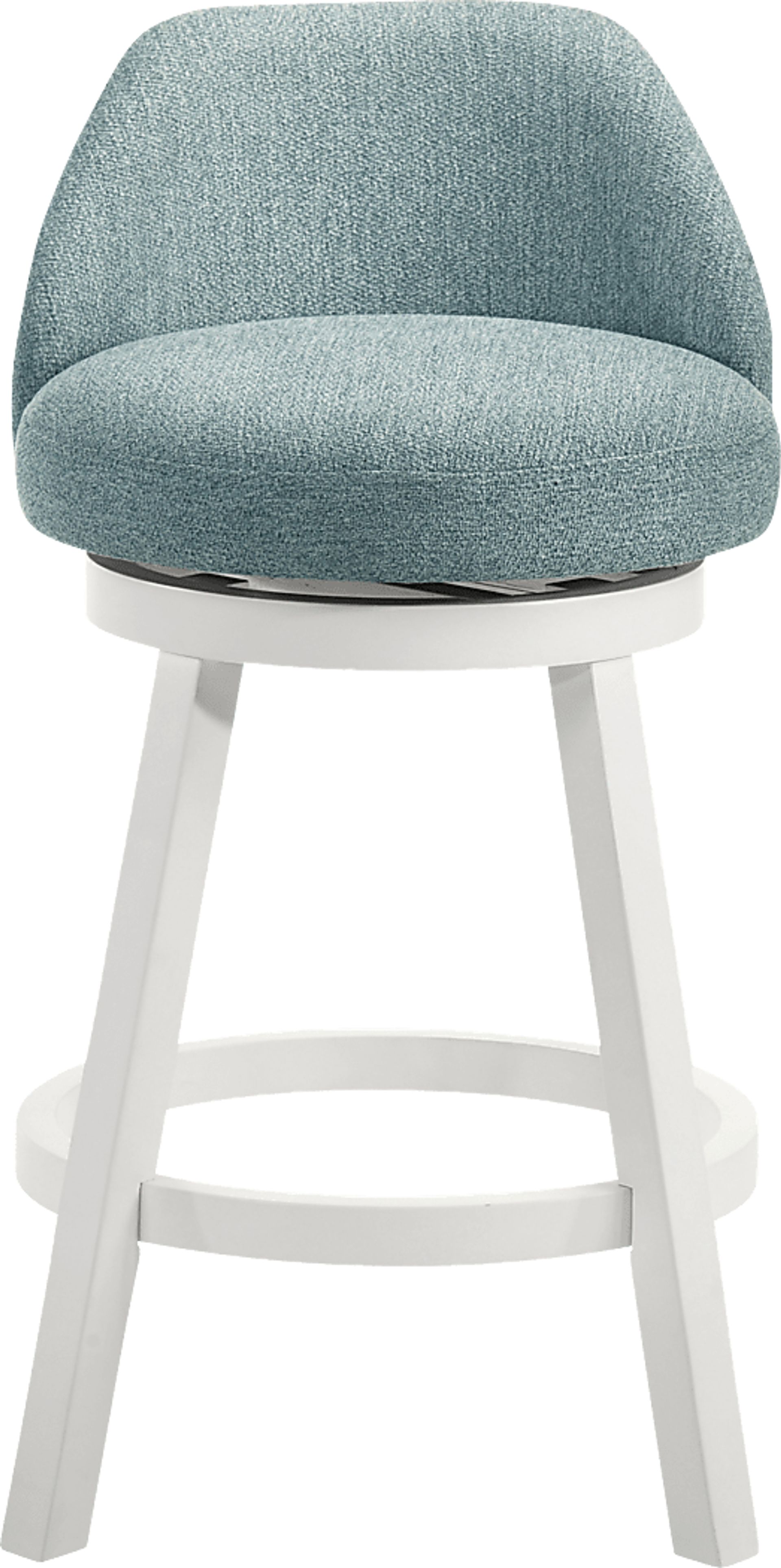 Peachworld Blue Swivel Counter Height Stool - Image 4