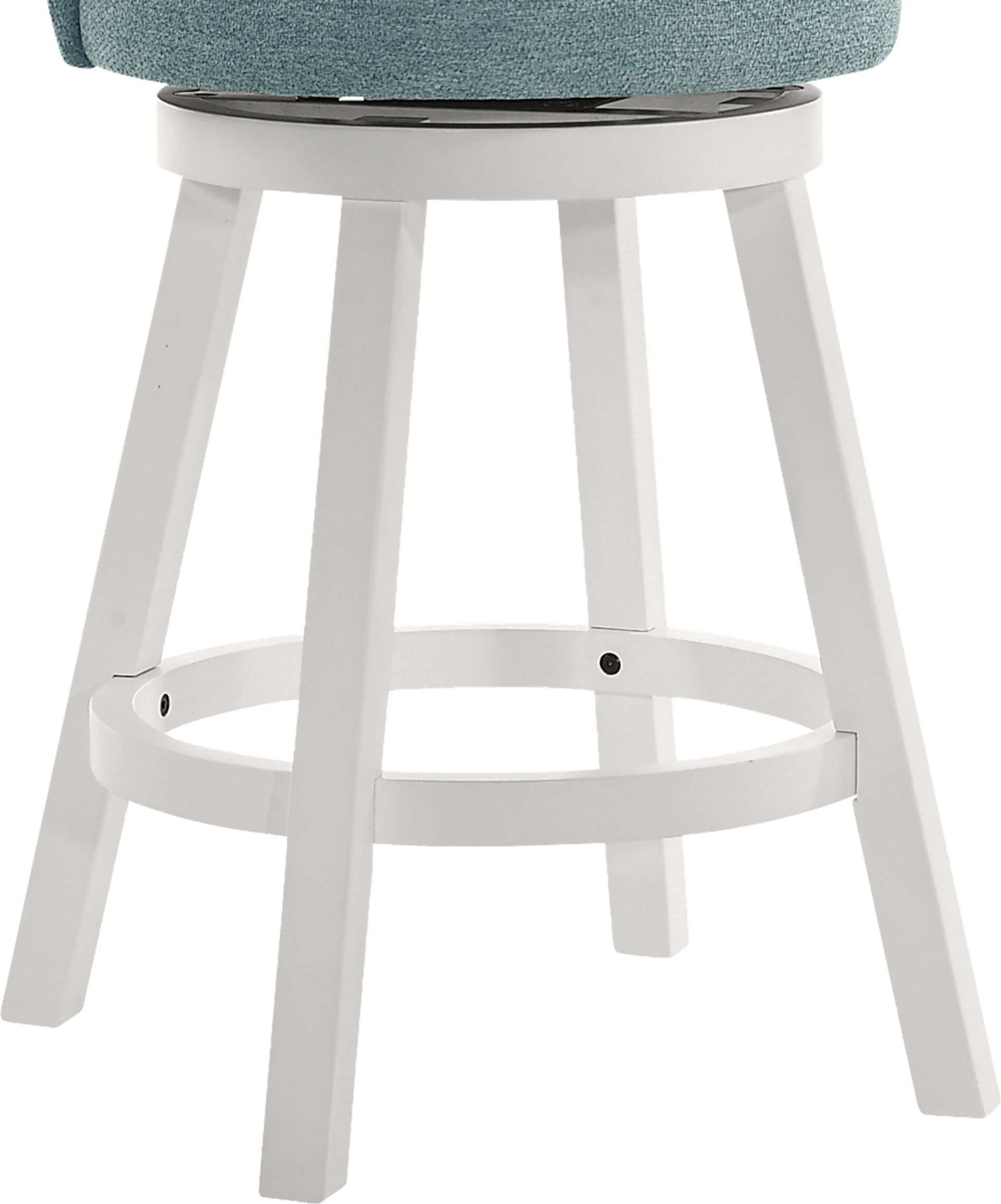 Peachworld Blue Swivel Counter Height Stool - Image 5