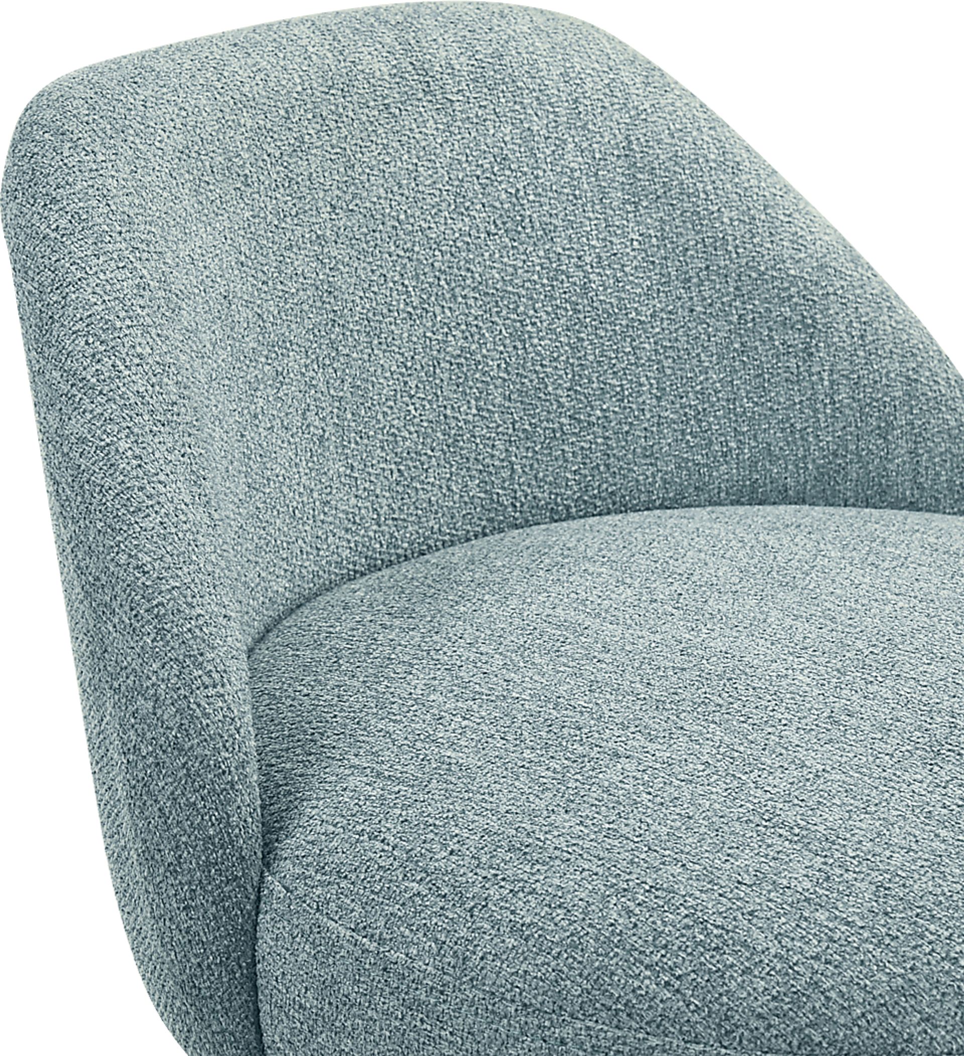 Peachworld Blue Swivel Counter Height Stool - Image 6