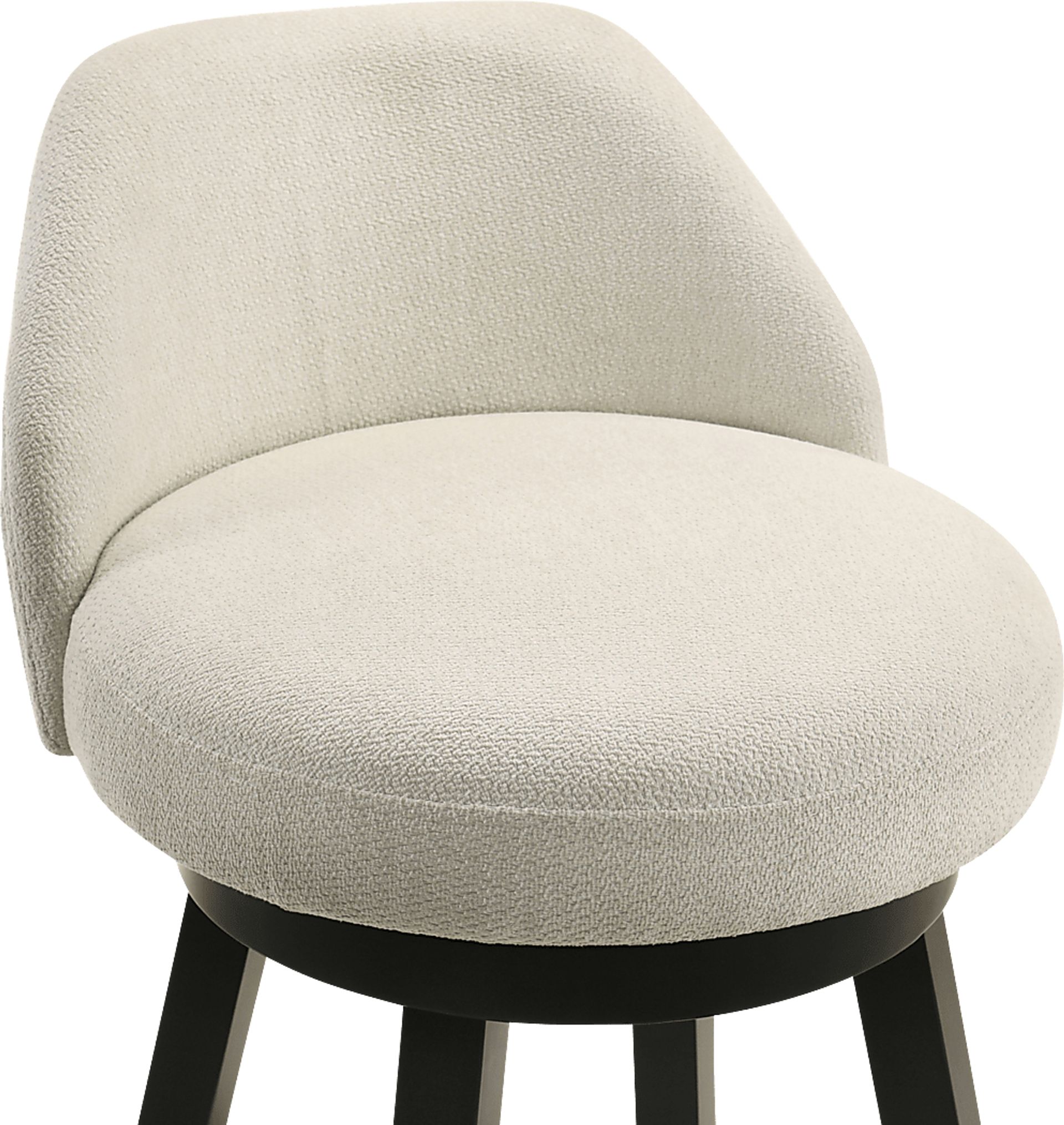 Peachworld White Swivel Barstool - Image 11