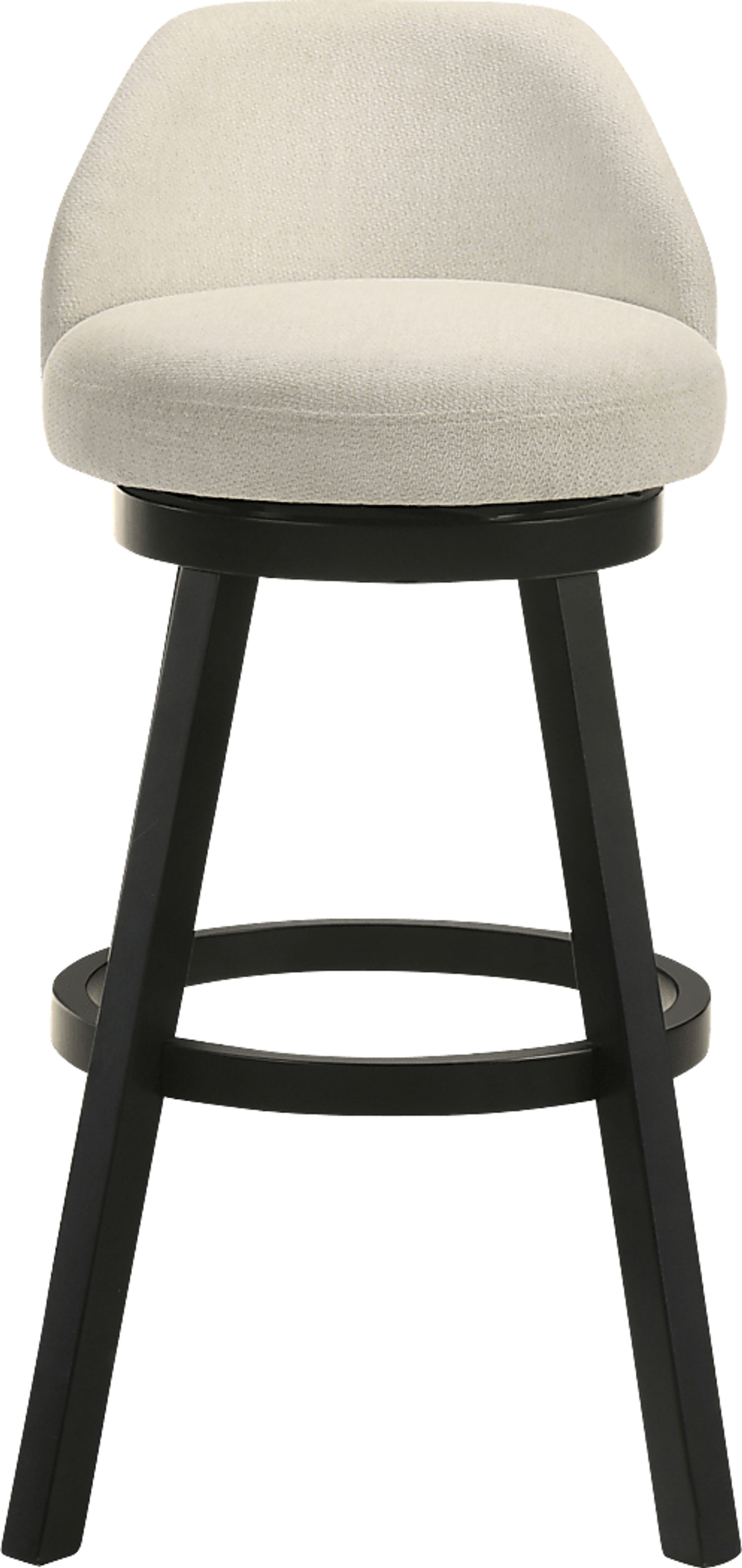 Peachworld White Swivel Barstool - Image 4