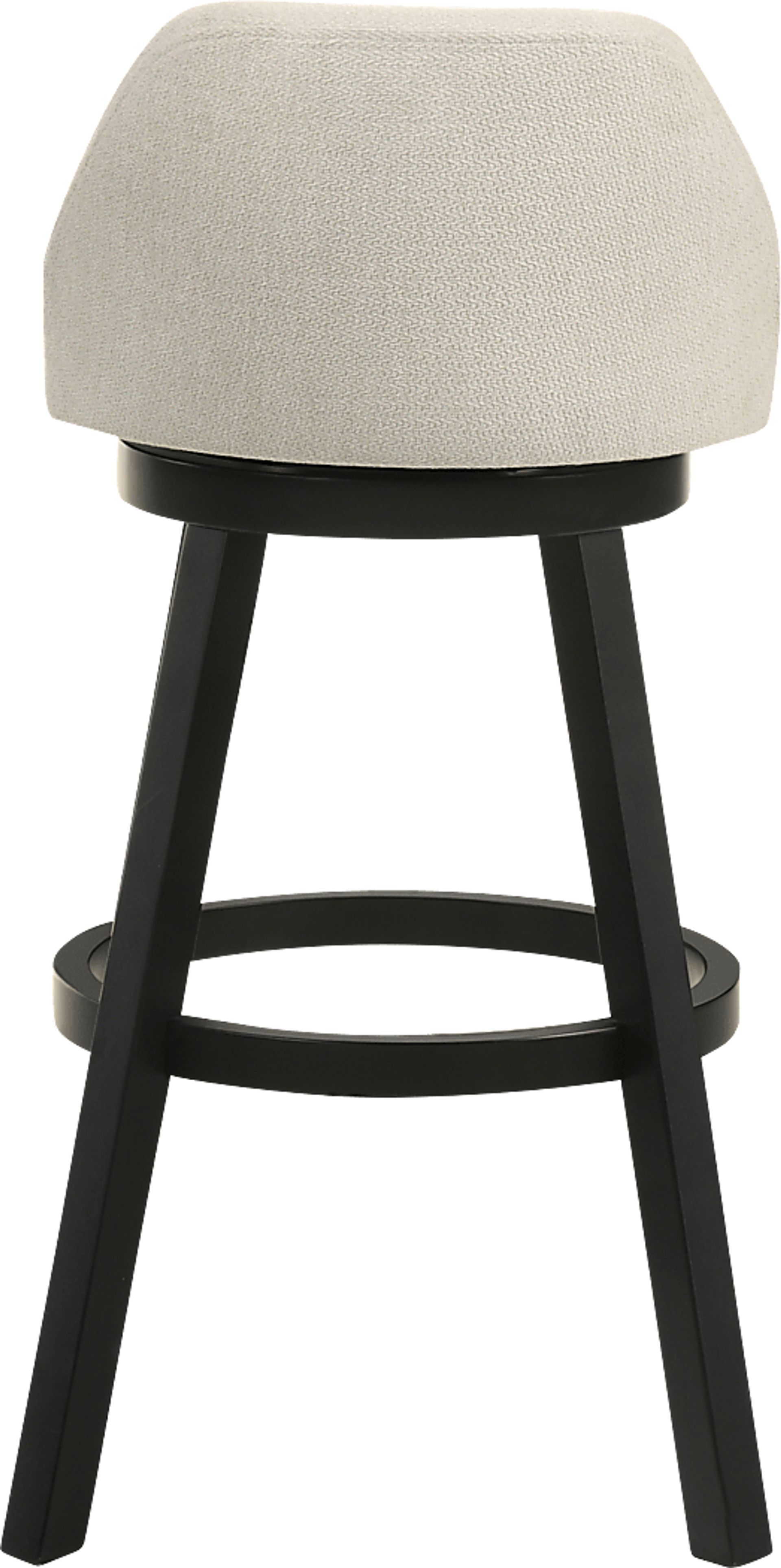 Peachworld White Swivel Barstool - Image 6