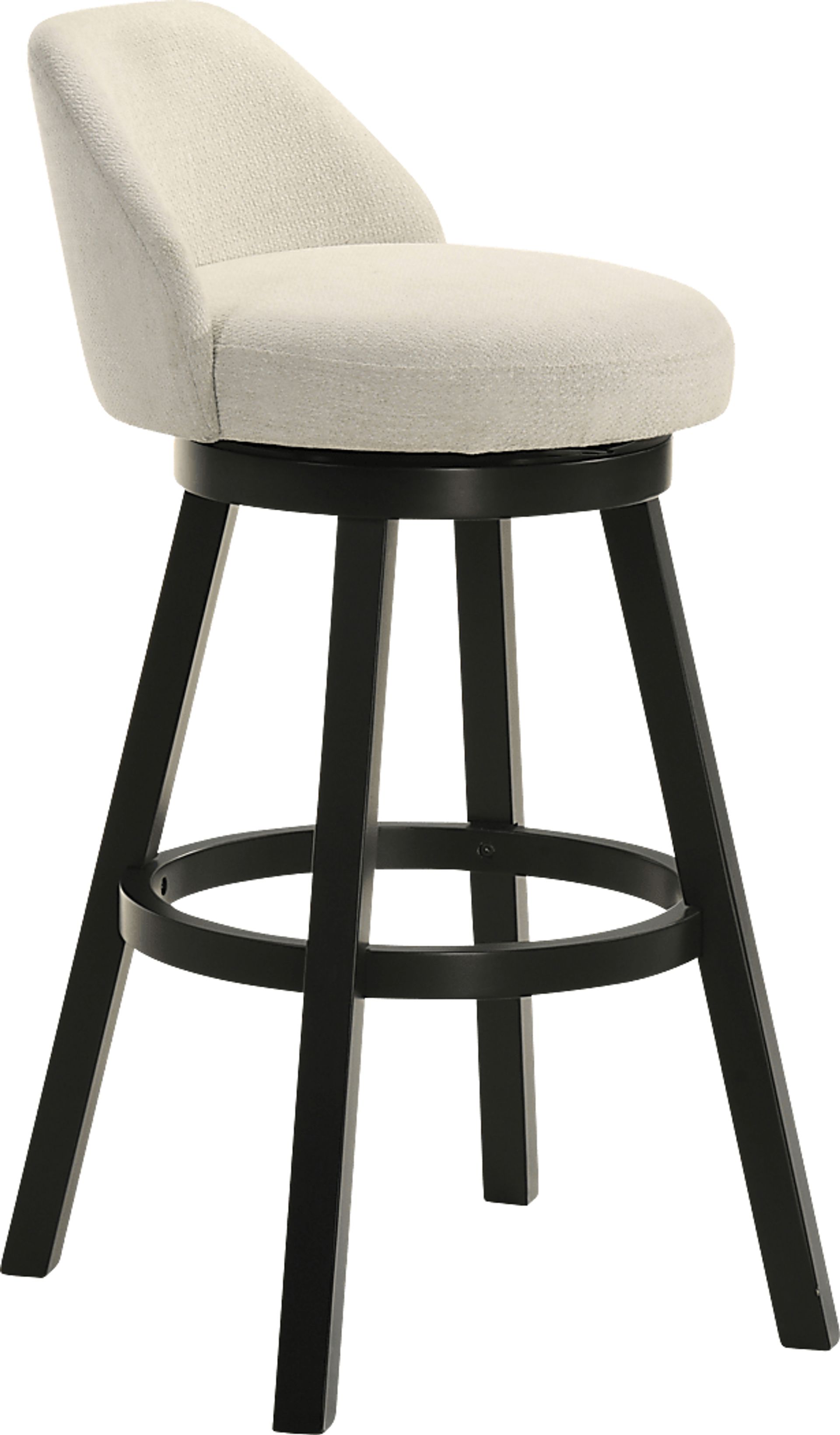 Peachworld White Swivel Barstool - Image 7