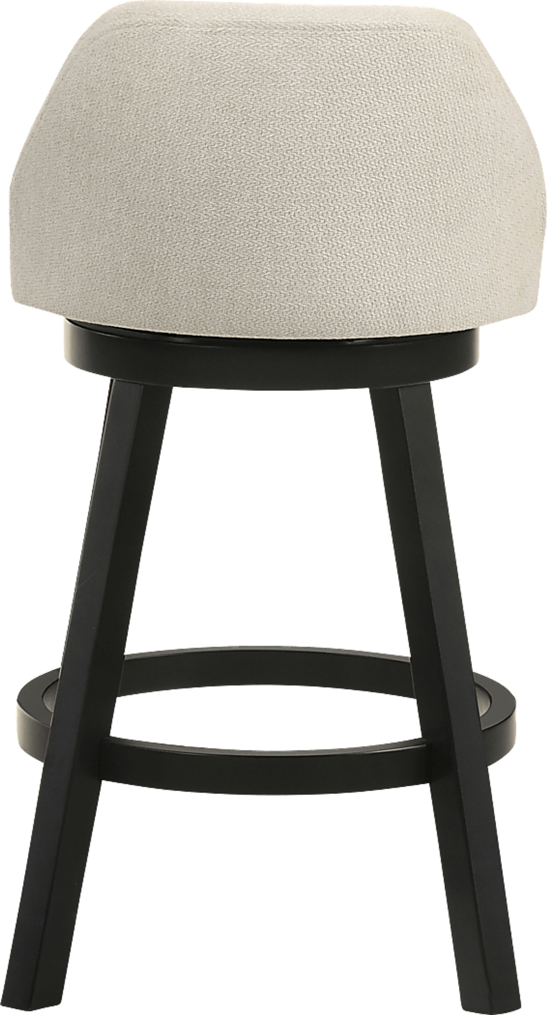 Peachworld White Swivel Counter Height Stool - Image 3