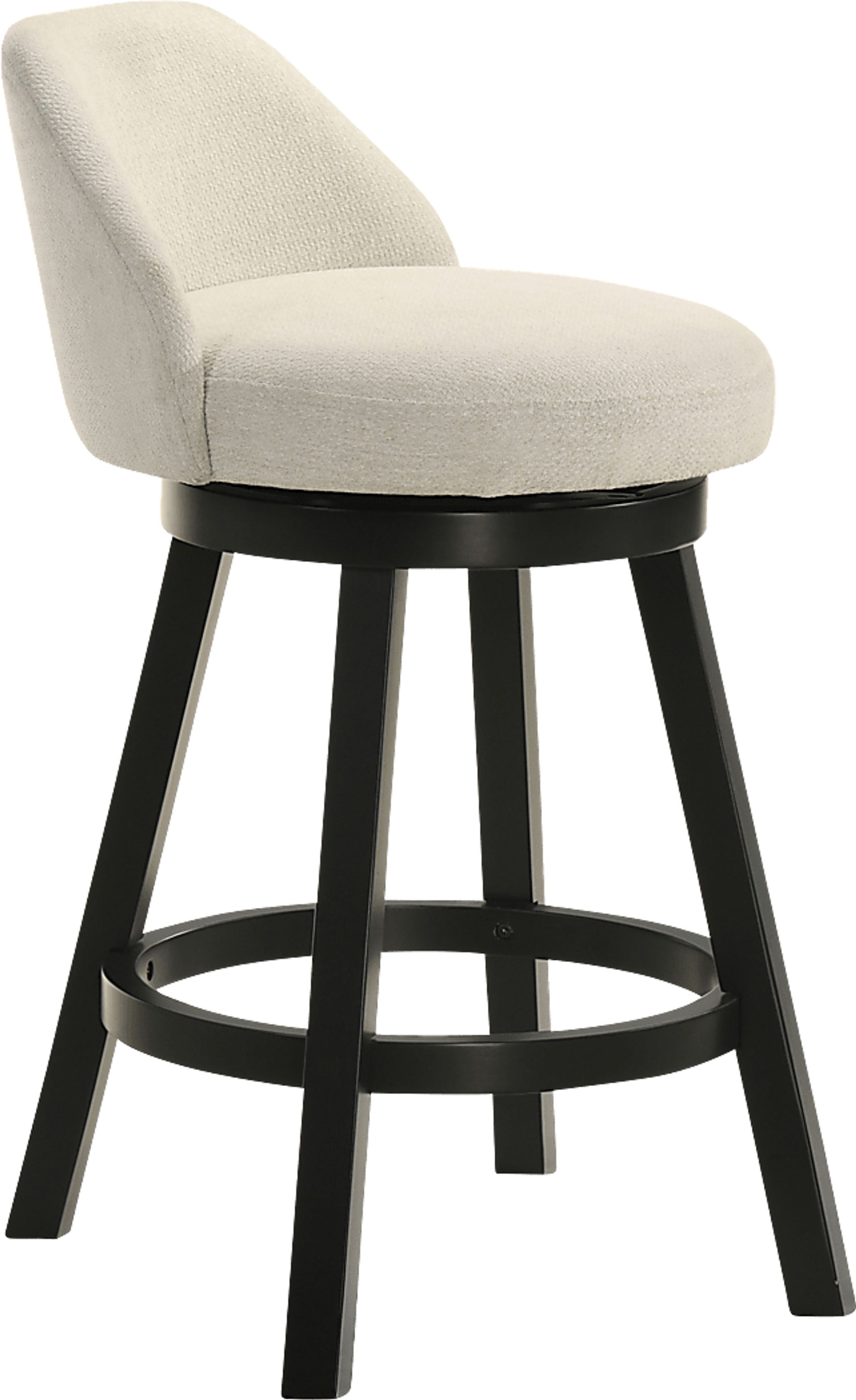 Peachworld White Swivel Counter Height Stool - Image 6