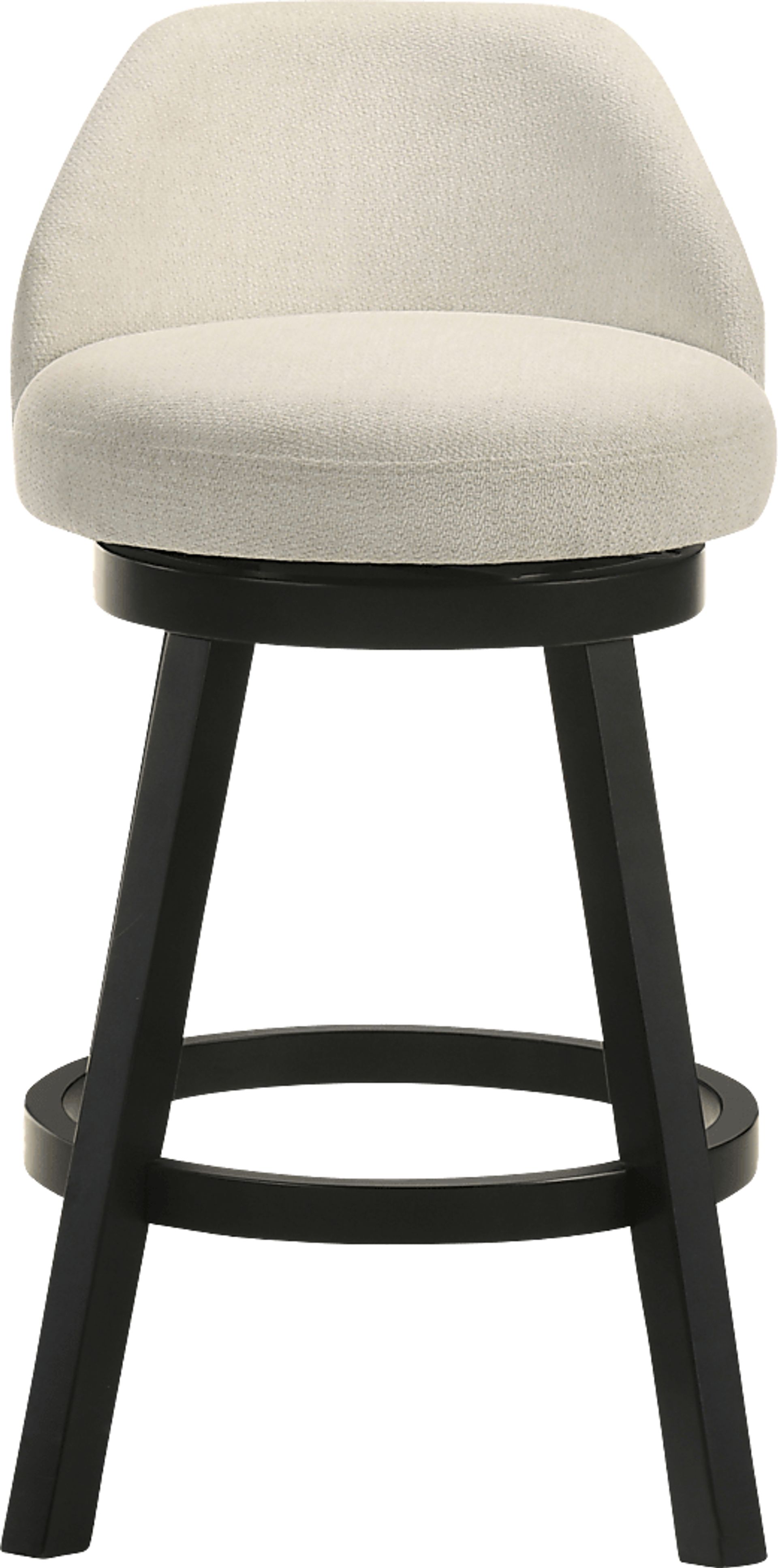 Peachworld White Swivel Counter Height Stool - Image 8