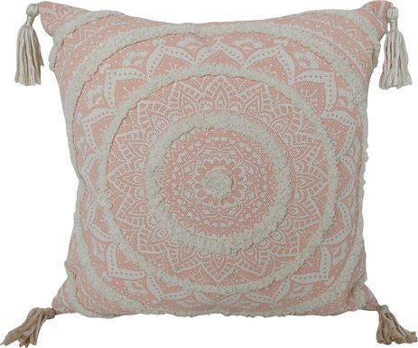 Pearl Cove Pink Accent Pillow