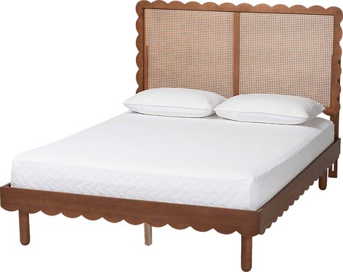 Pearlbar Brown Queen Bed