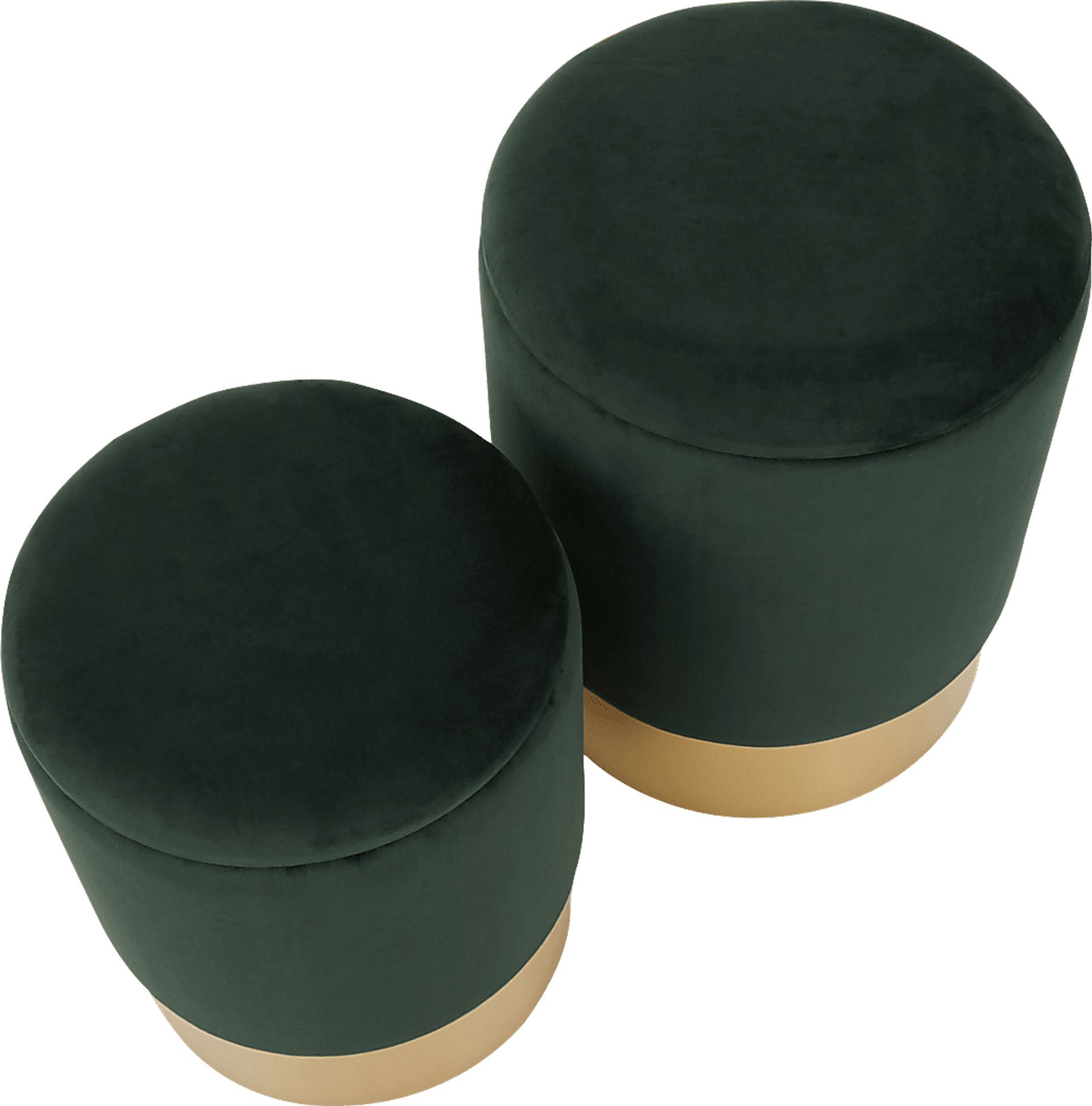 Pearlie Green Ottoman, Set of 2 - Image 5
