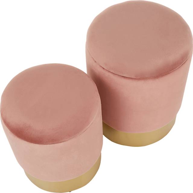 Pearlie Pink Ottoman, Set of 2 - Thumbnail - Image 5