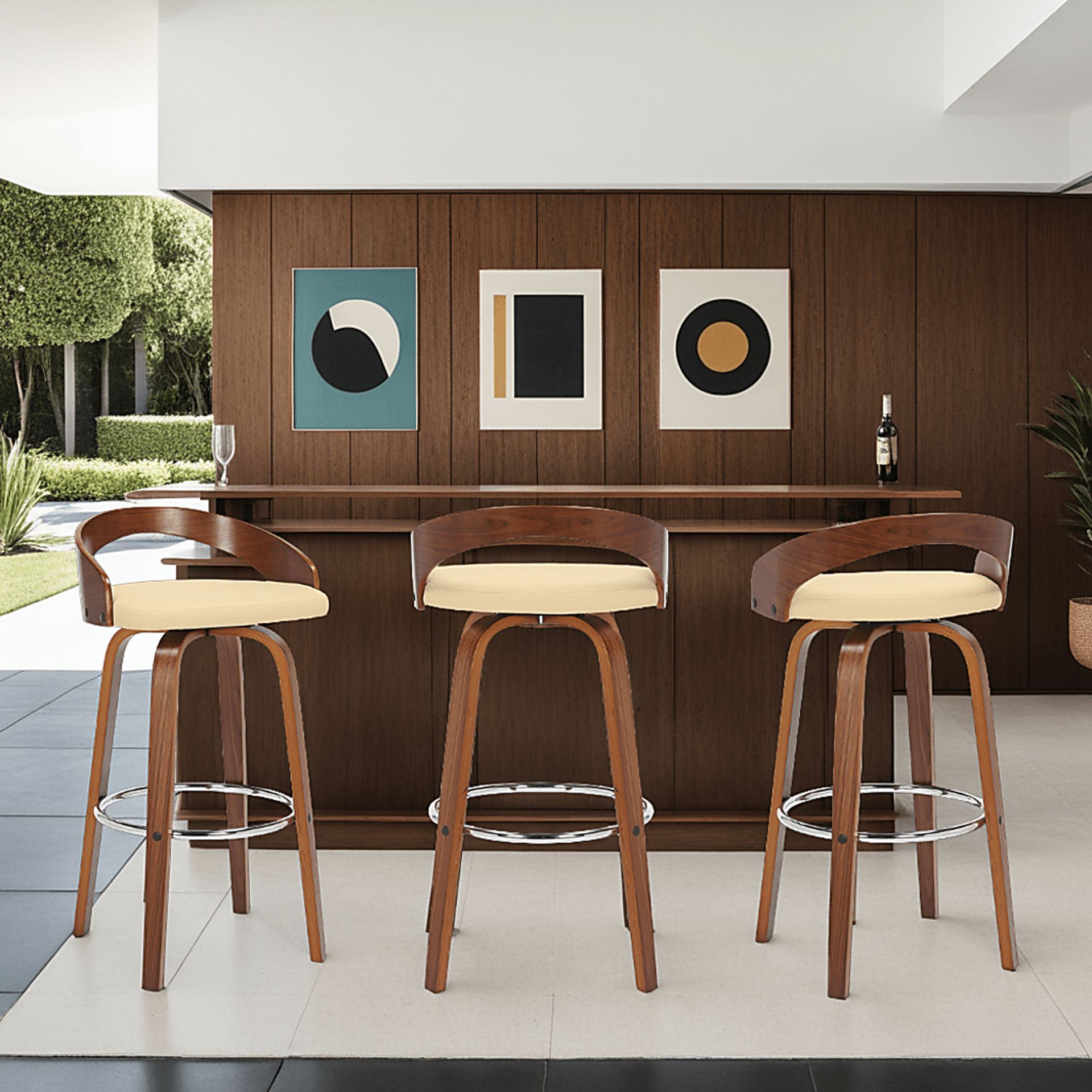 Pearllight Cream Barstool - Image 2