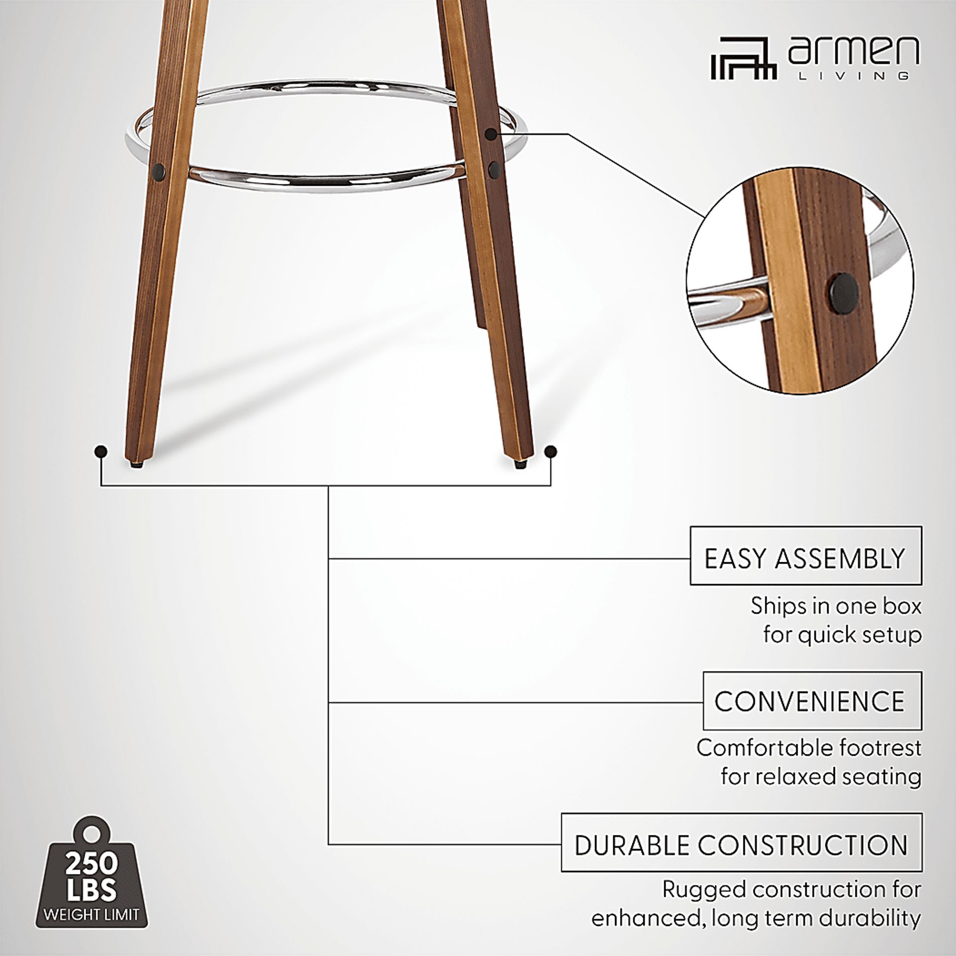 Pearllight Cream Barstool - Image 5