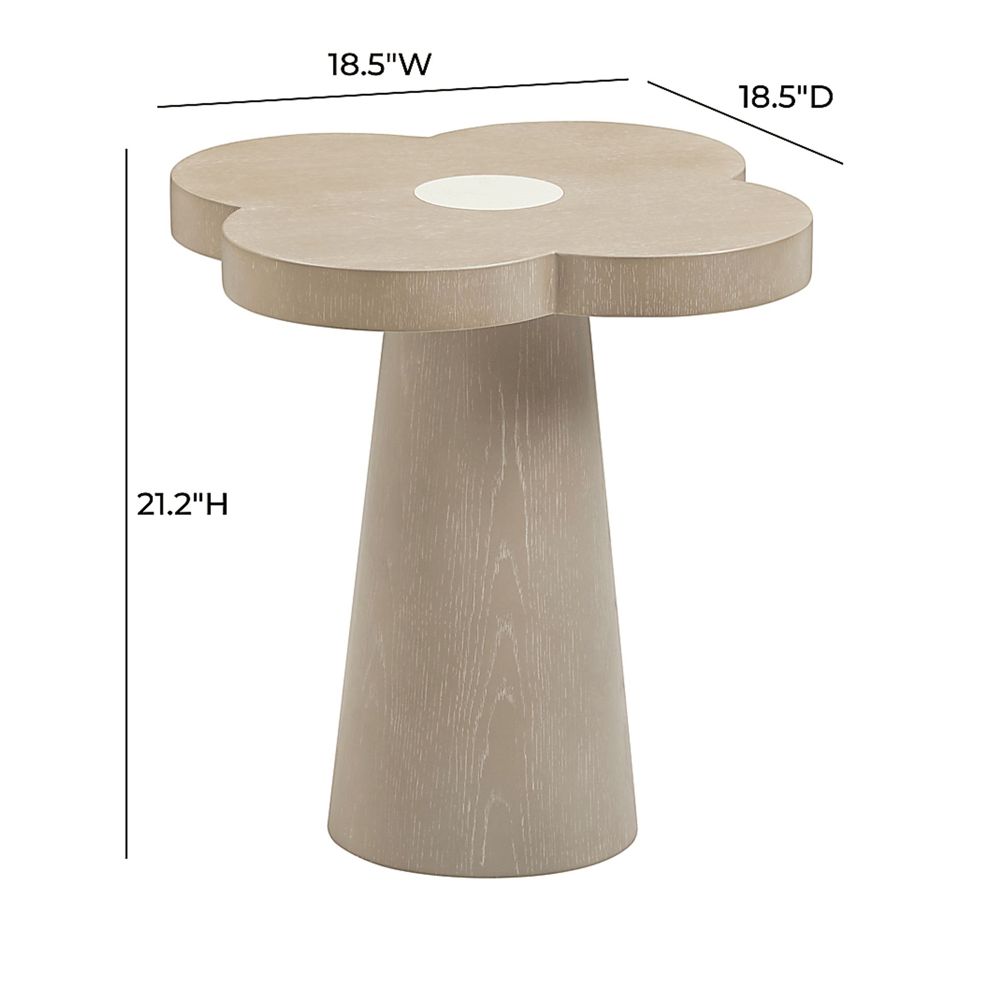 Pearlpon Brown End Table - Image 4