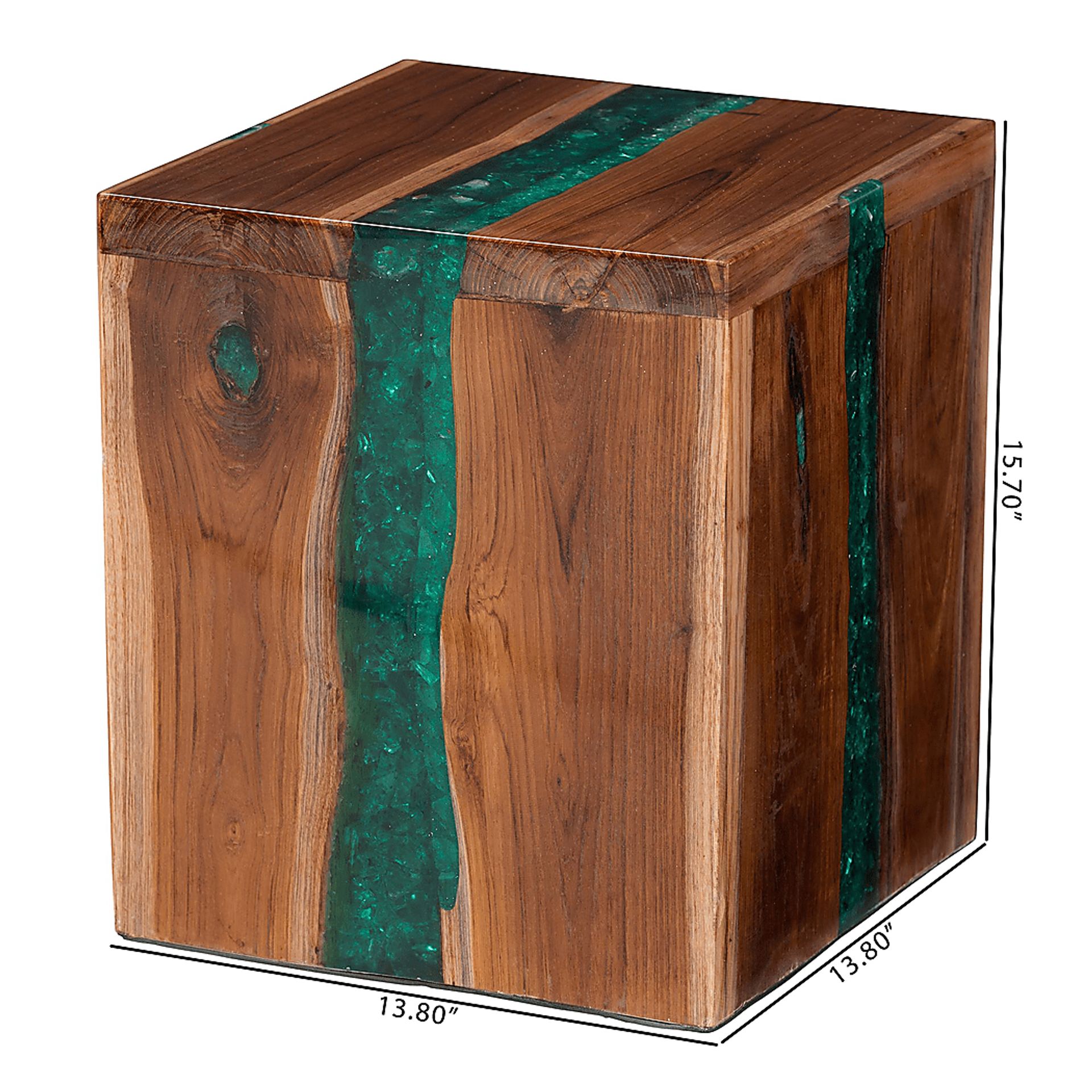 Pearlstone Brown Square End Table - Image 8