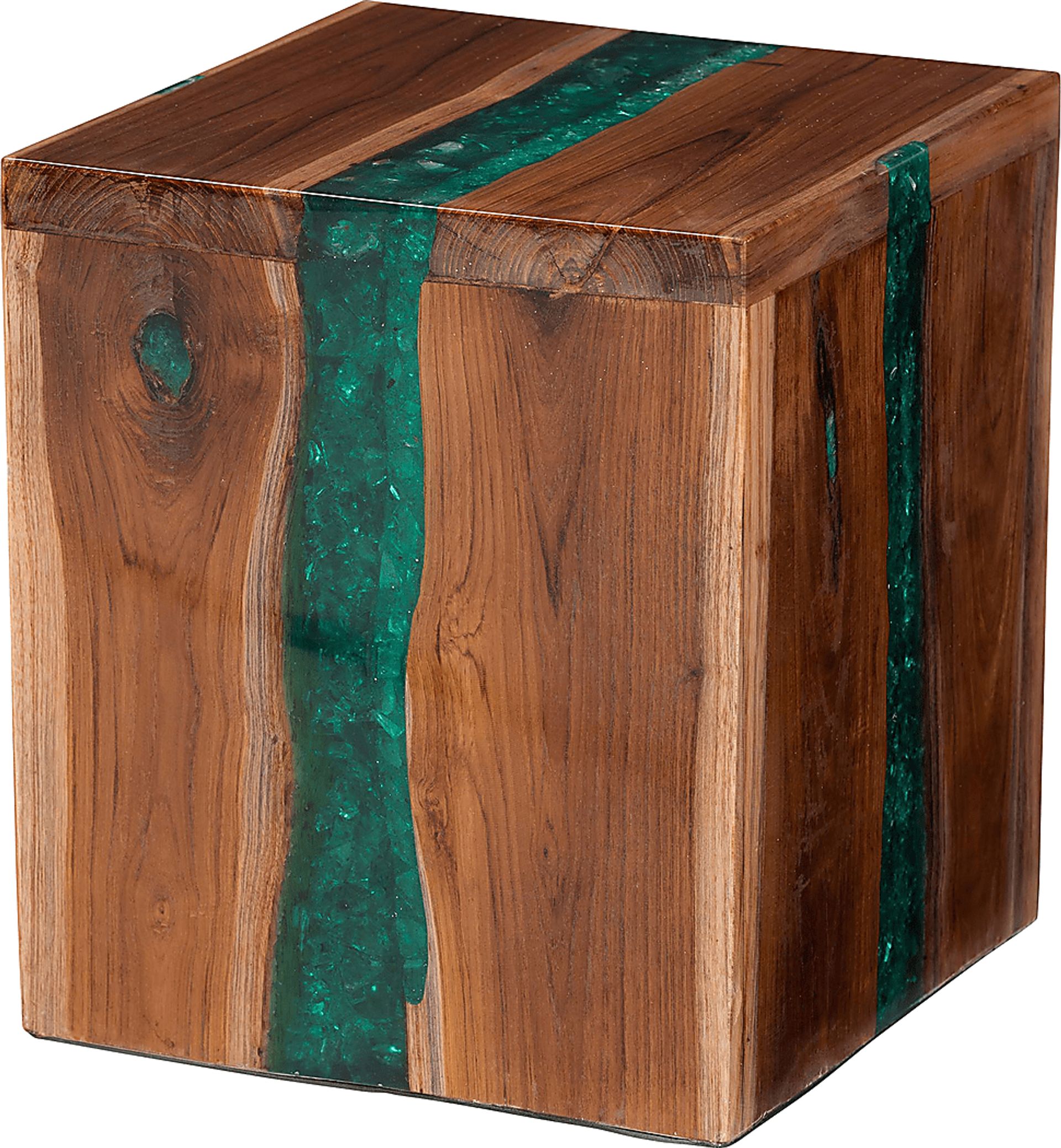 Pearlstone Brown Square End Table - Image 1