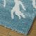Peavine Teal 5'3 x 7' Rug