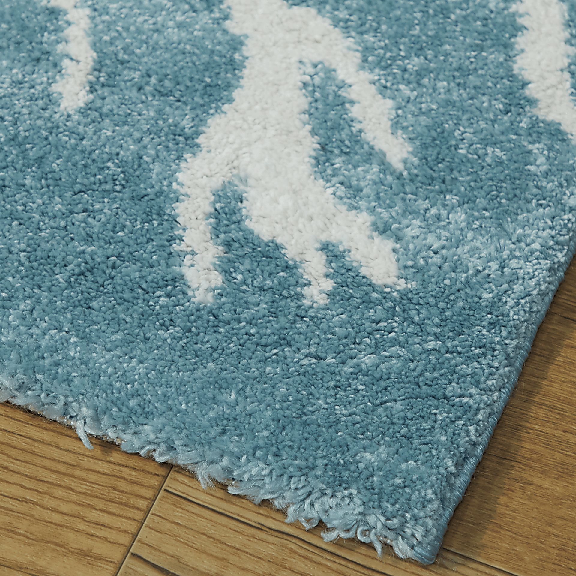 Peavine Teal 5'3 x 7' Rug - Image 4