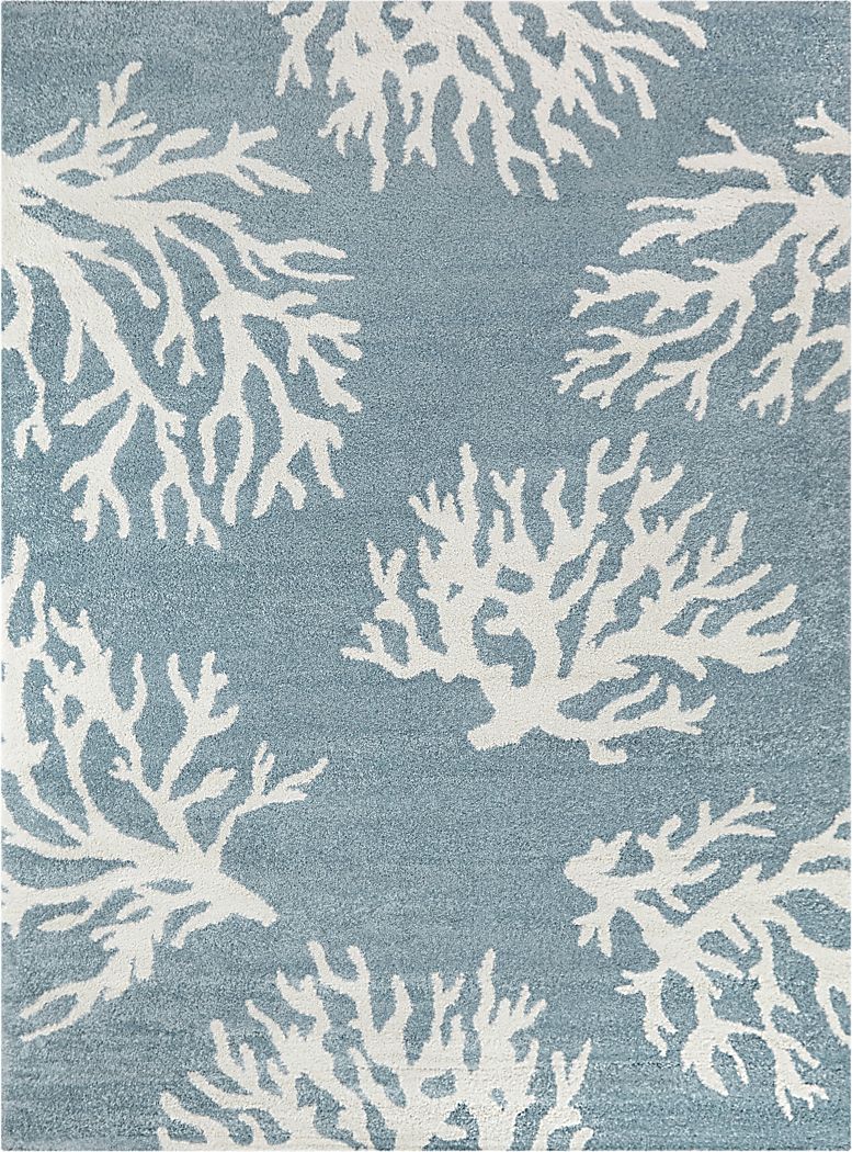 Peavine Teal 5'3 x 7' Rug