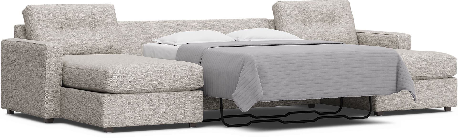 Pebble 3 Pc ModularOne Gel Foam Sleeper - Image 3
