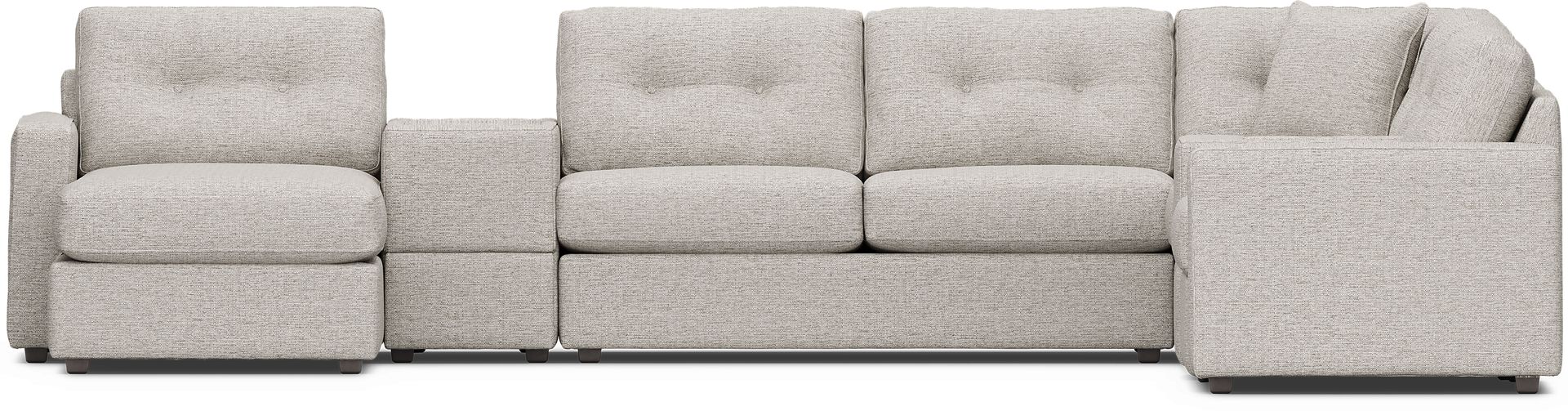 Pebble 7 Pc ModularOne Gel Foam Sleeper - Image 4