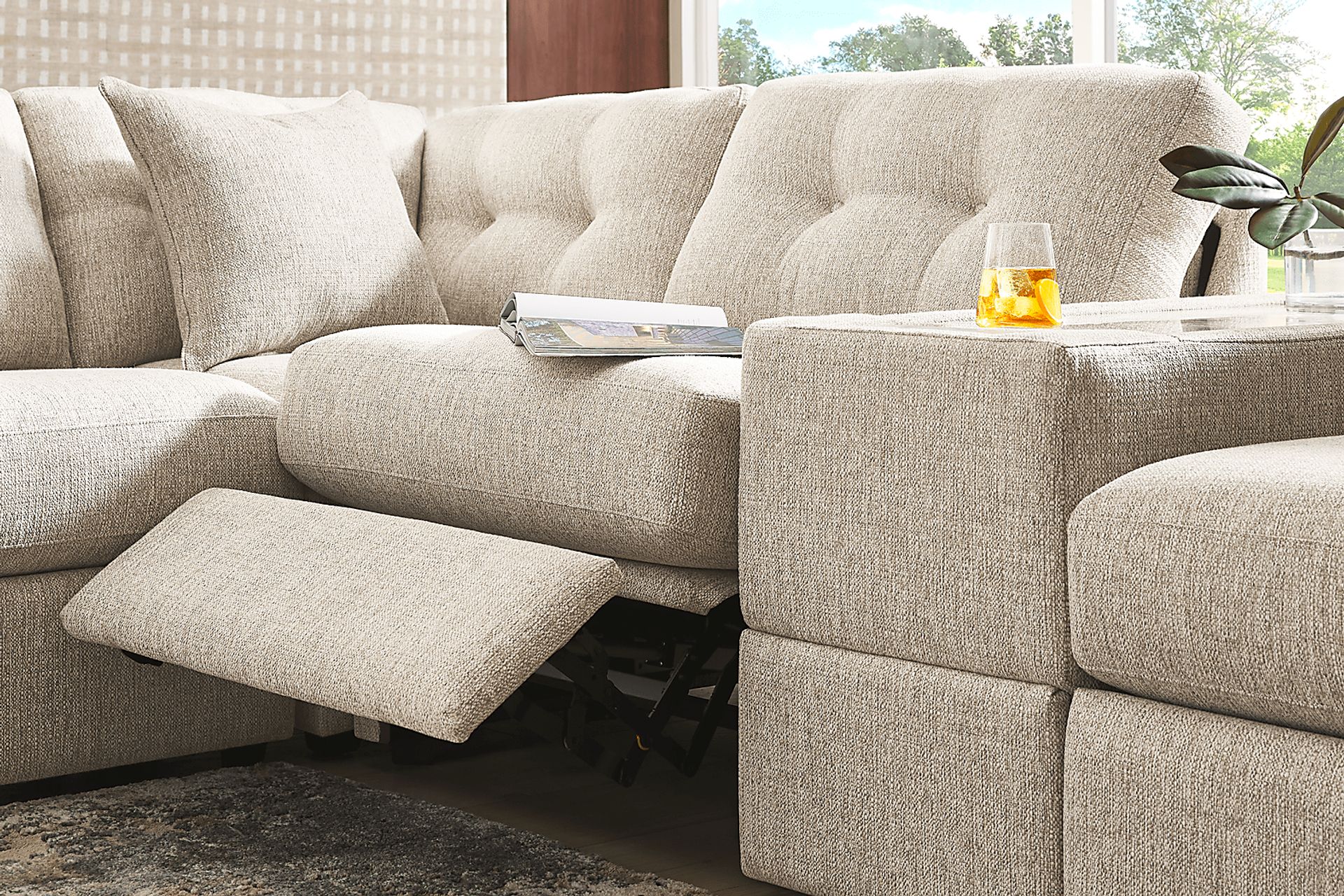 Pebble 8 Pc Power Reclining ModularOne - Image 8