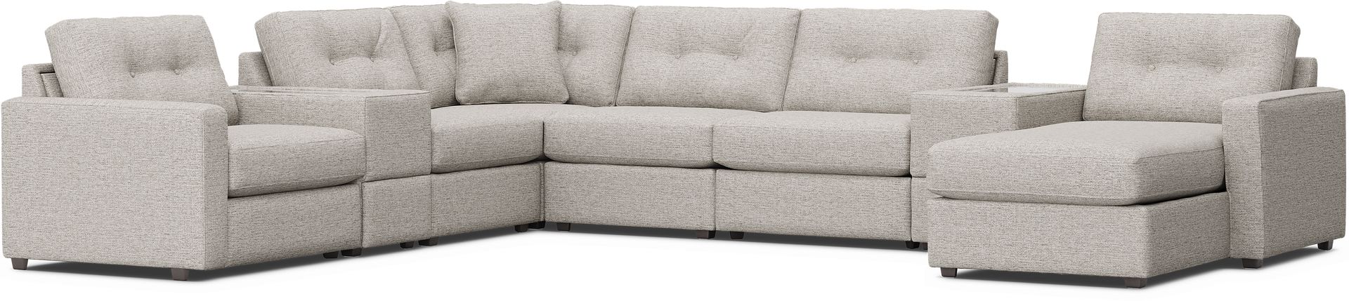 Pebble 8 Pc Power Reclining ModularOne - Image 5