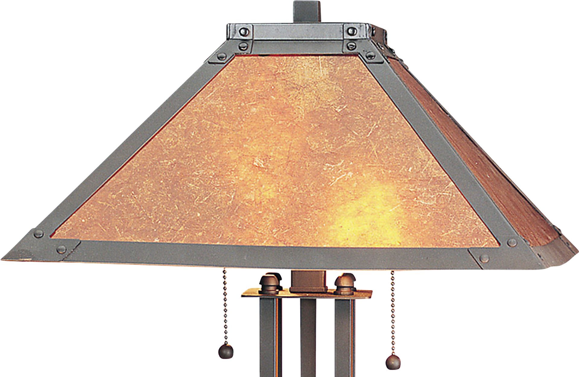 Pebble Glen Way Rust Lamp - Image 2